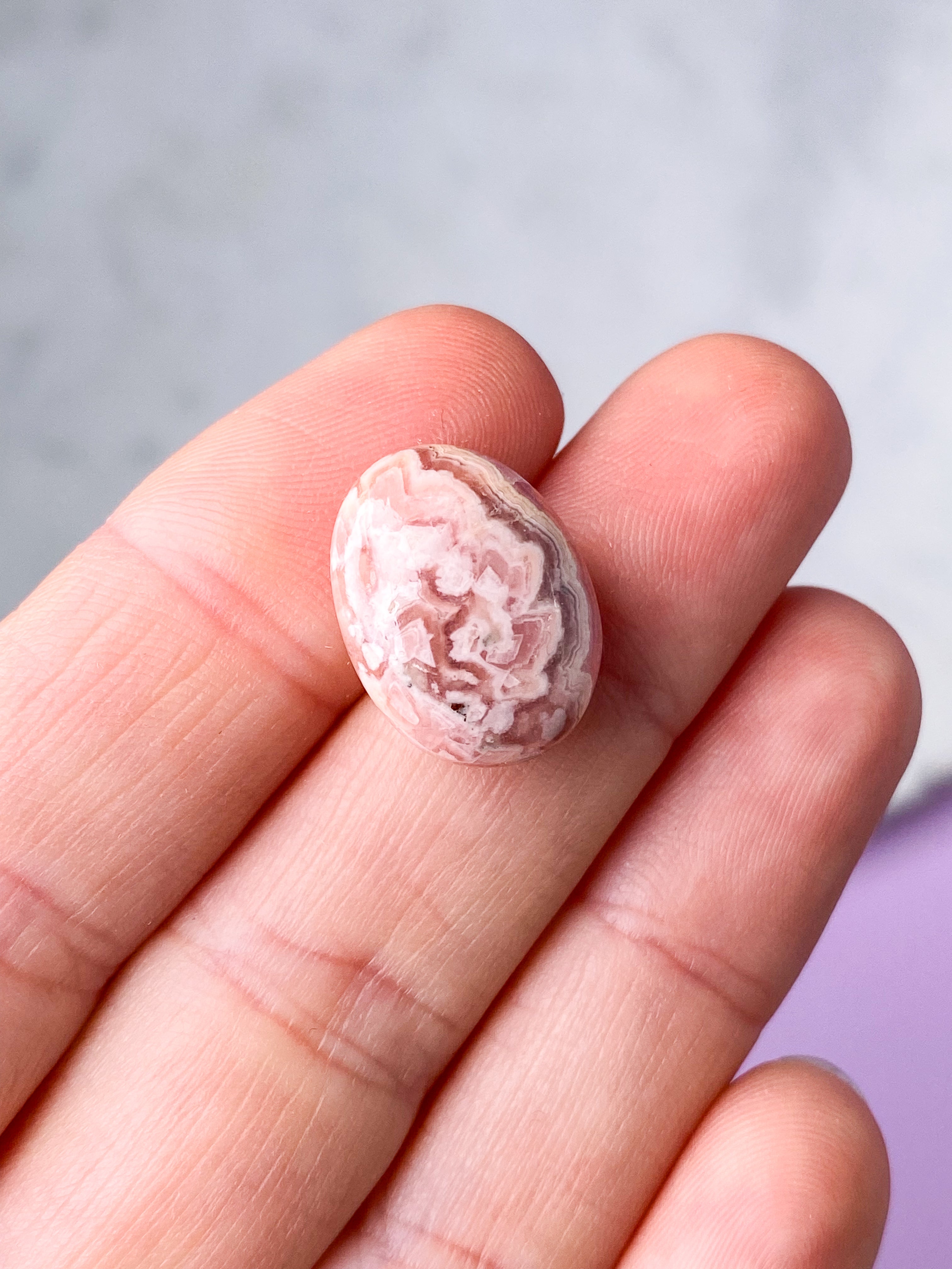 Rhodochrosit Poleret (Nr. 7) Eksklusiv Kvalitet