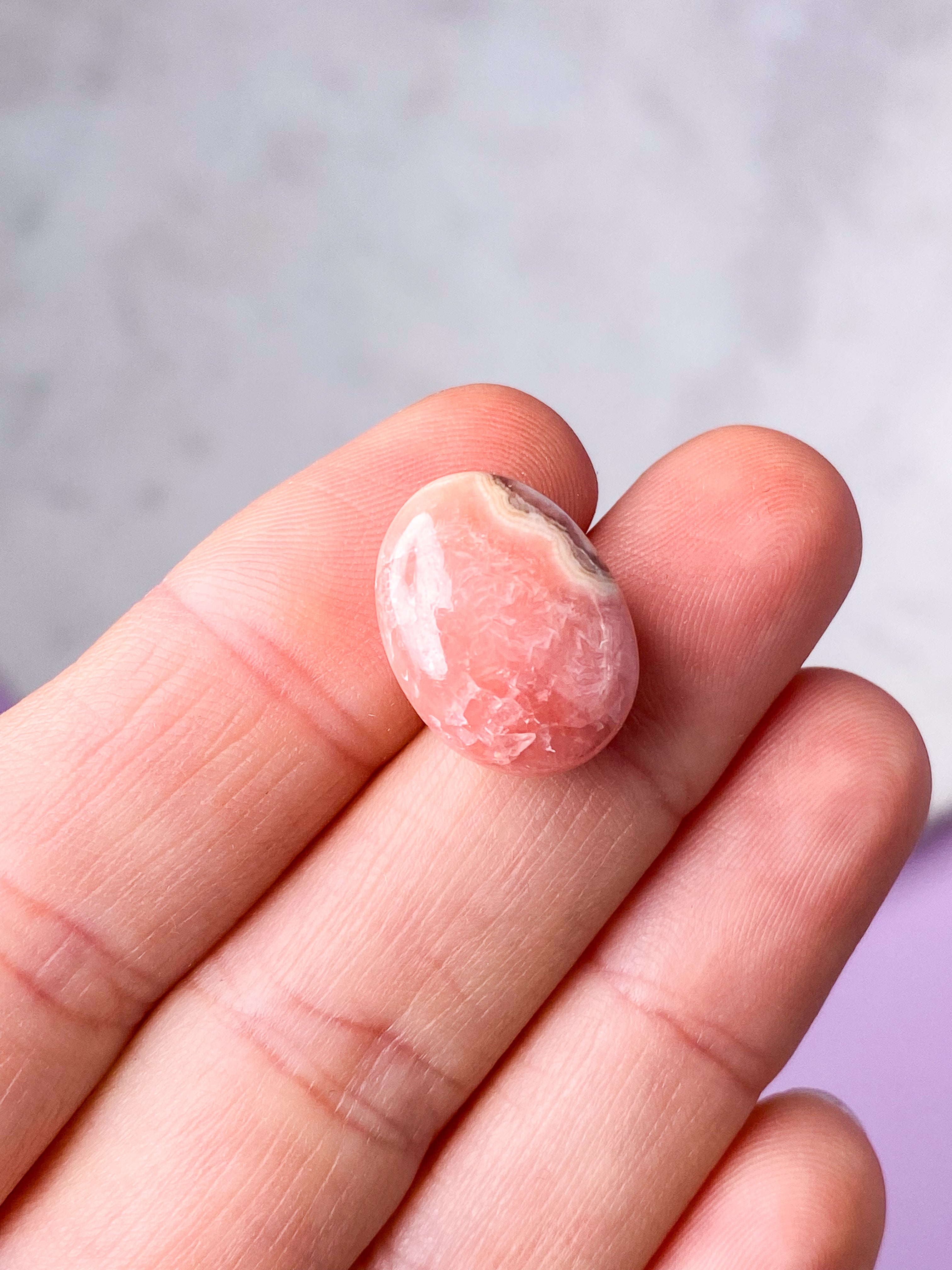 Rhodochrosit Poleret (Nr. 7) Eksklusiv Kvalitet