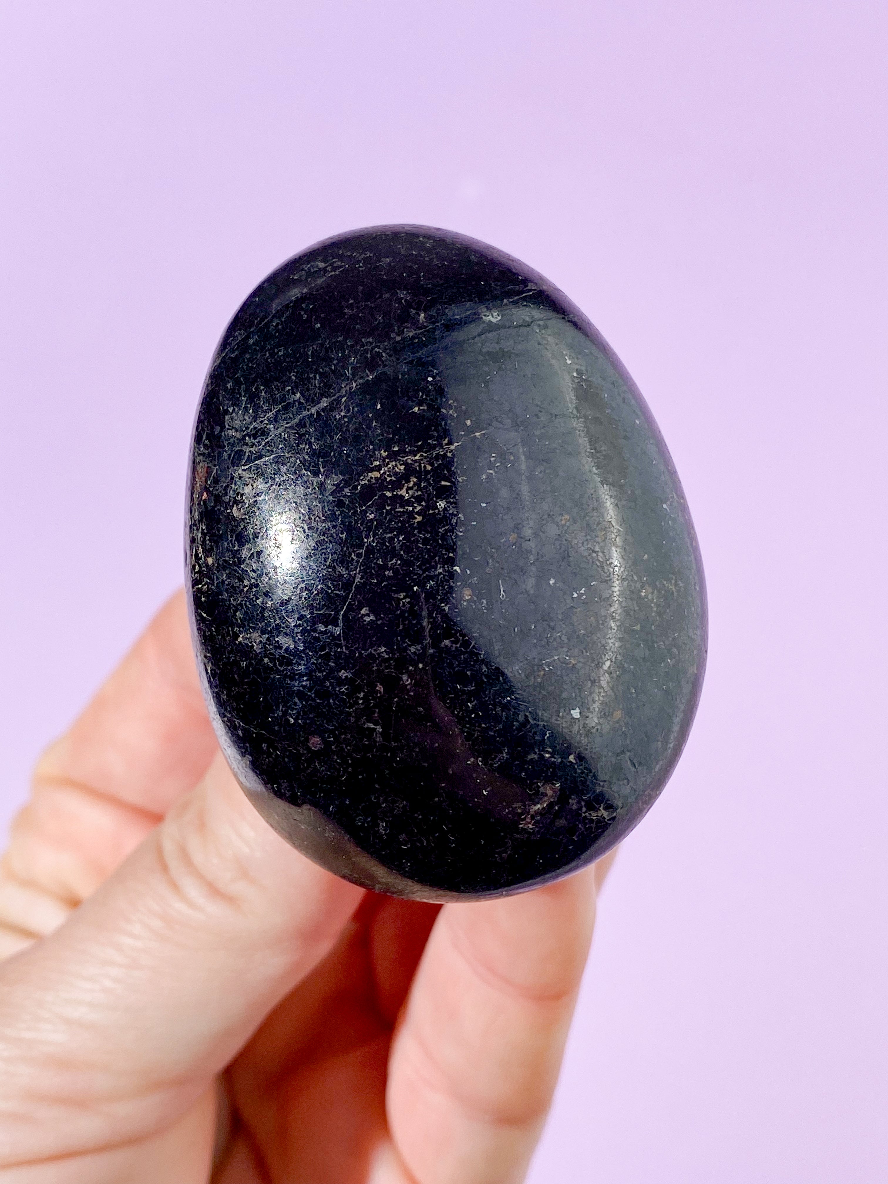 Sort Turmalin Palmstone (Nr. 5)