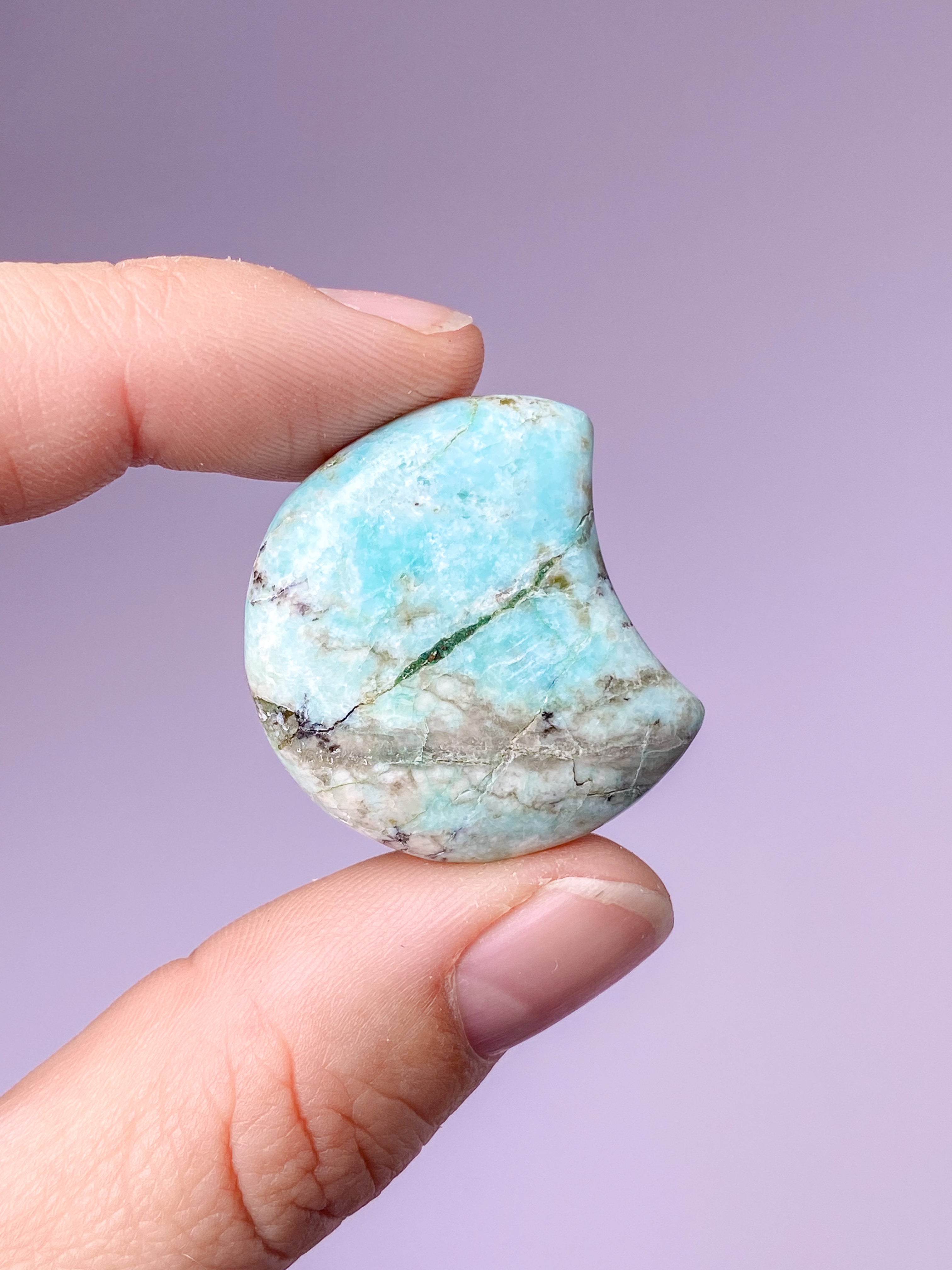 Chrysocolla Måne (Nr. 3)