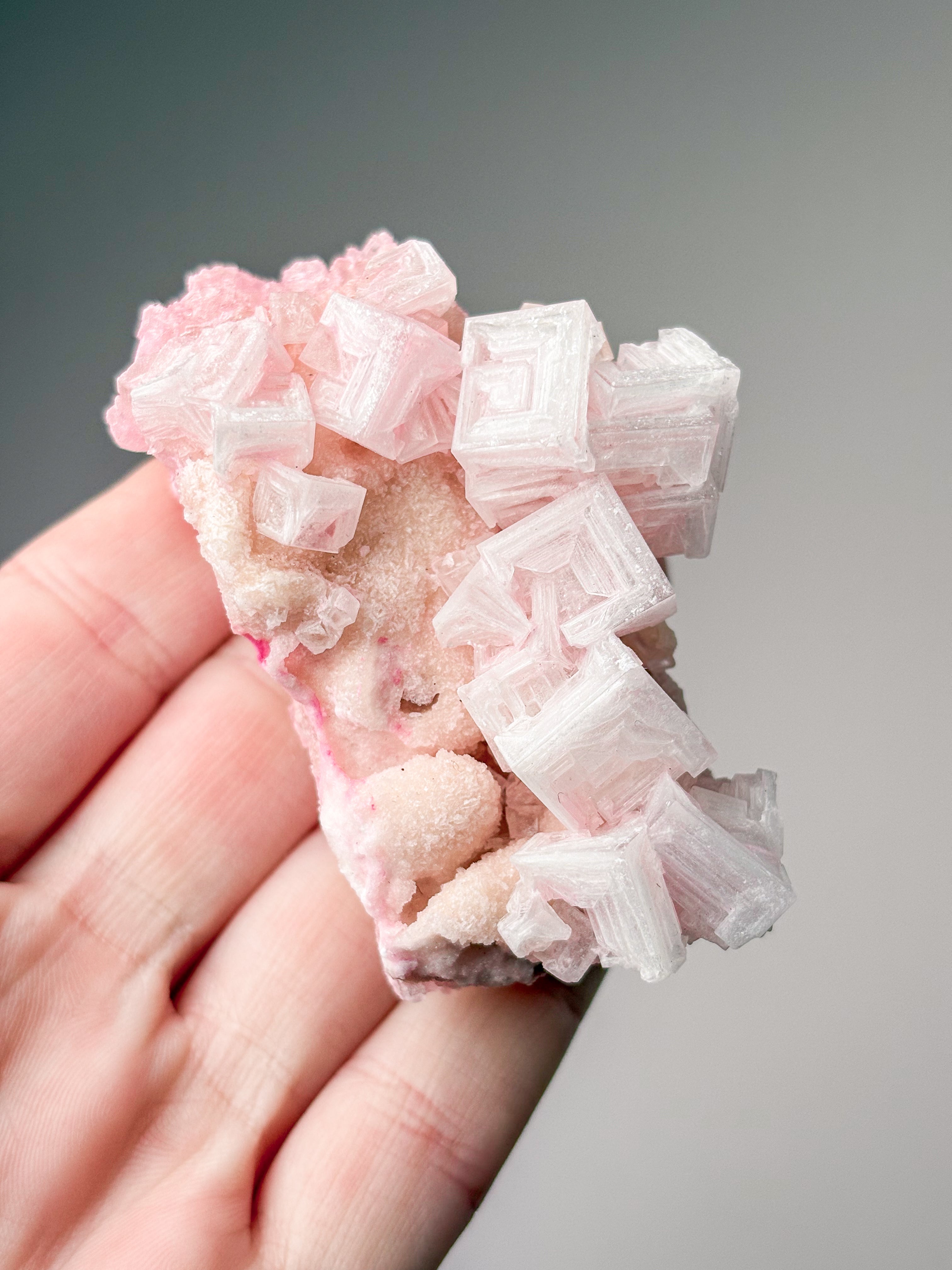 Pink Halite Cluster (No. 1) 