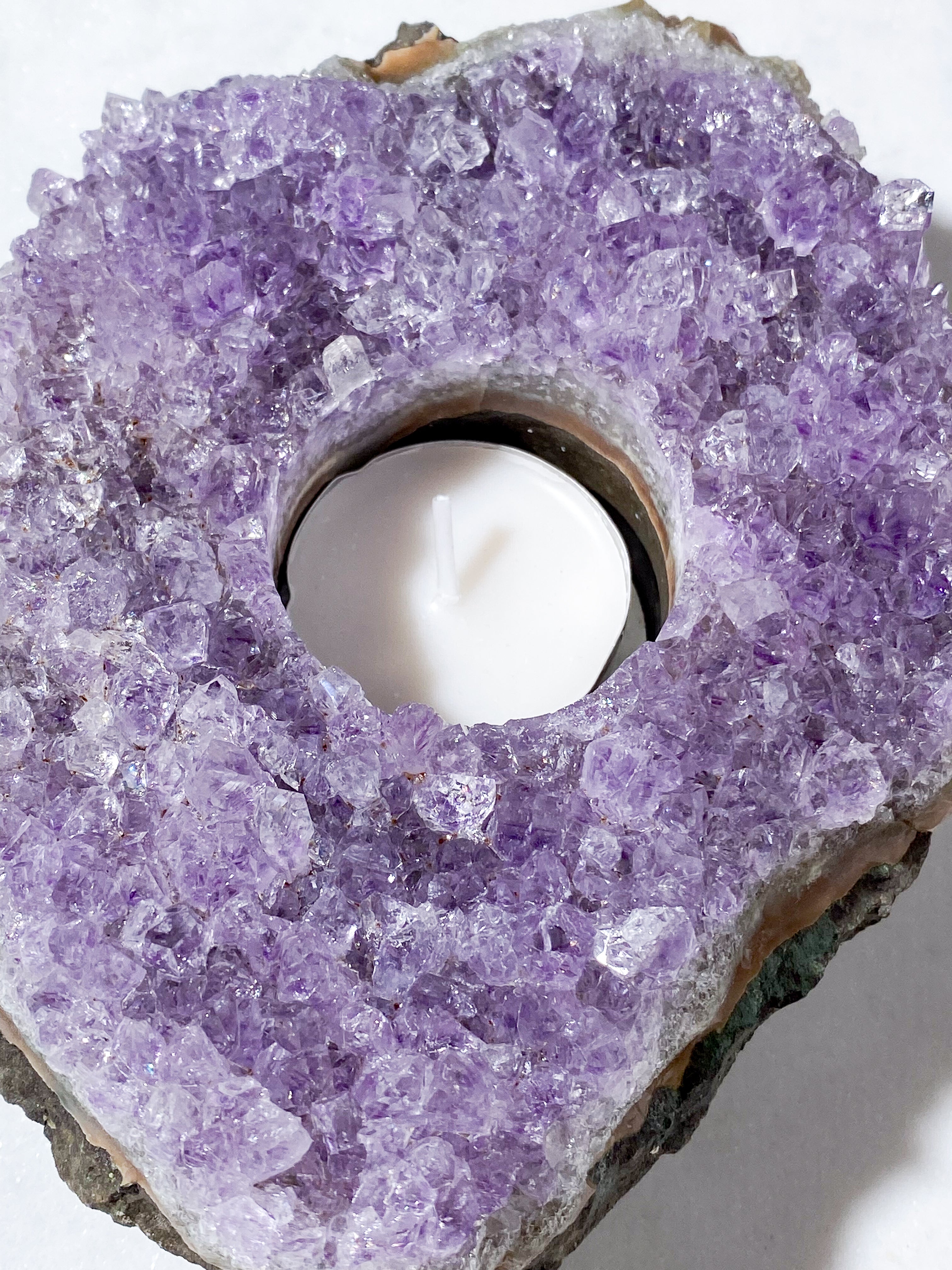 Ametyst Fyrfadsholder (Nr. 23)