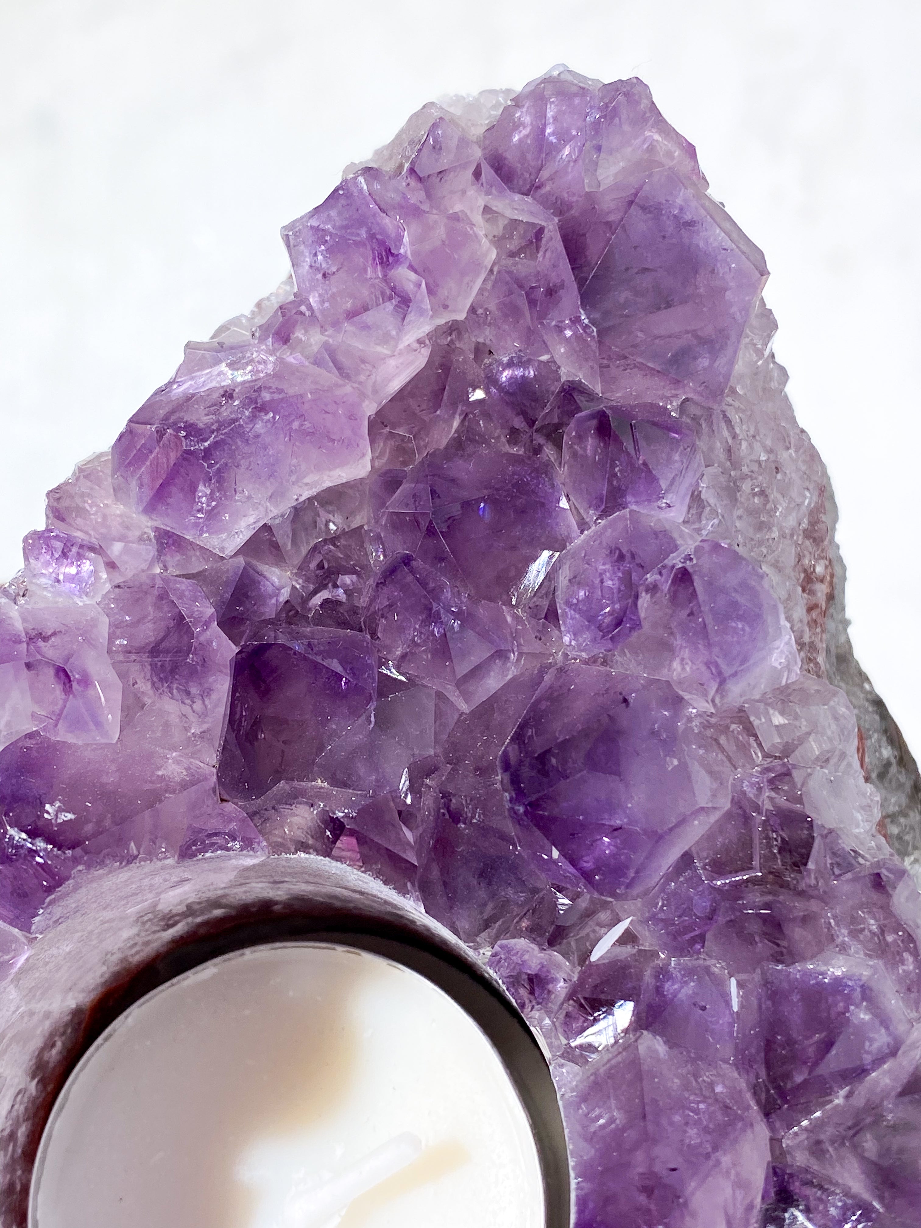 Ametyst Fyrfadsholder (Nr. 26)