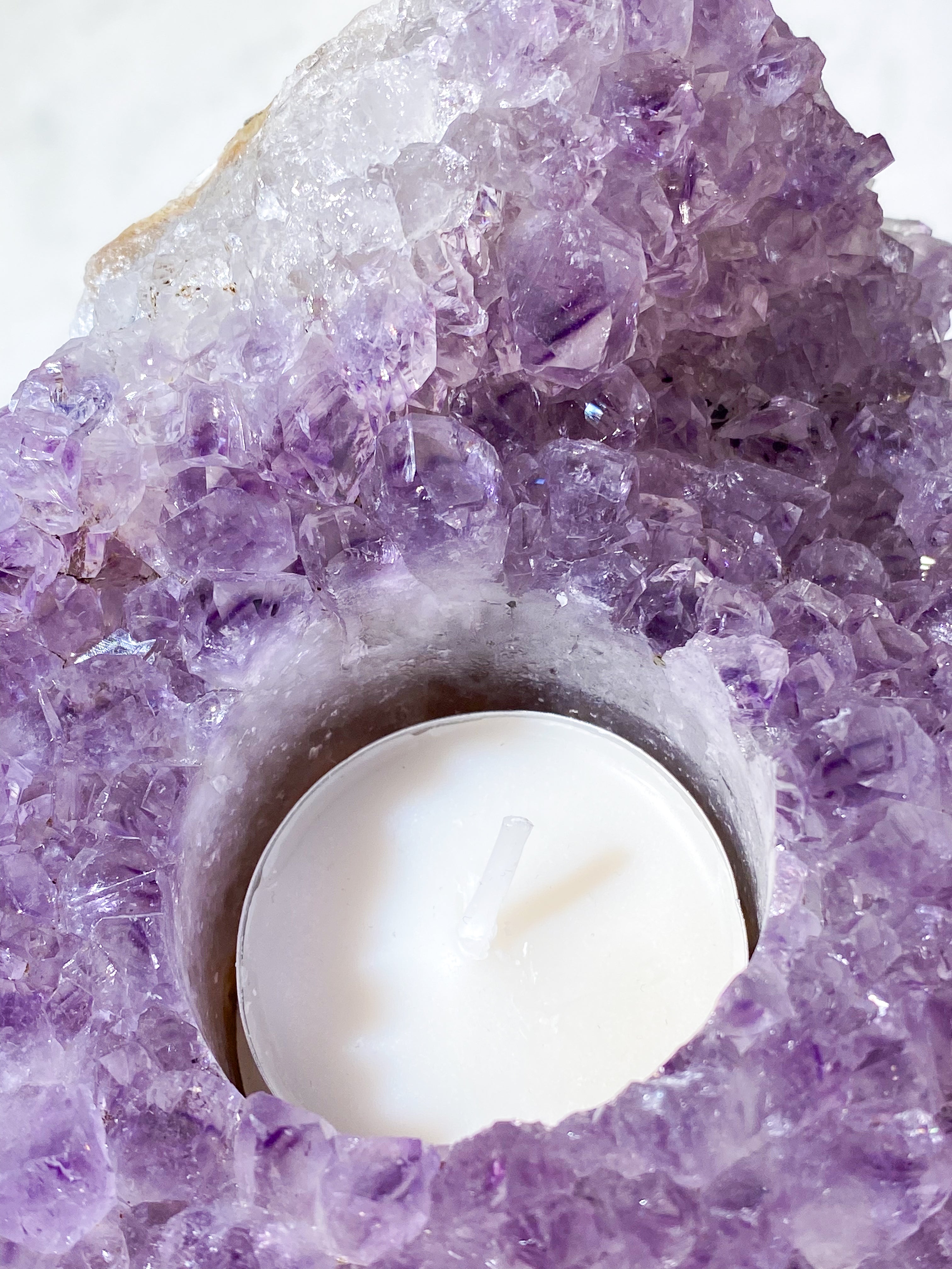 Ametyst Fyrfadsholder (Nr. 27)