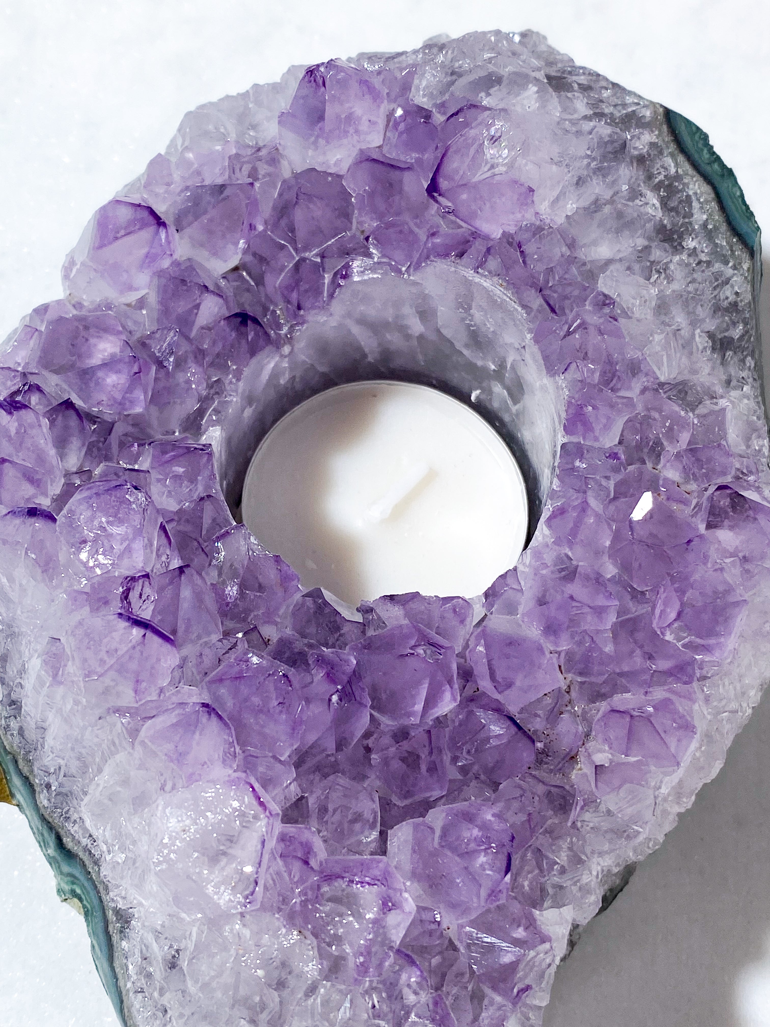 Ametyst Fyrfadsholder (Nr. 29)