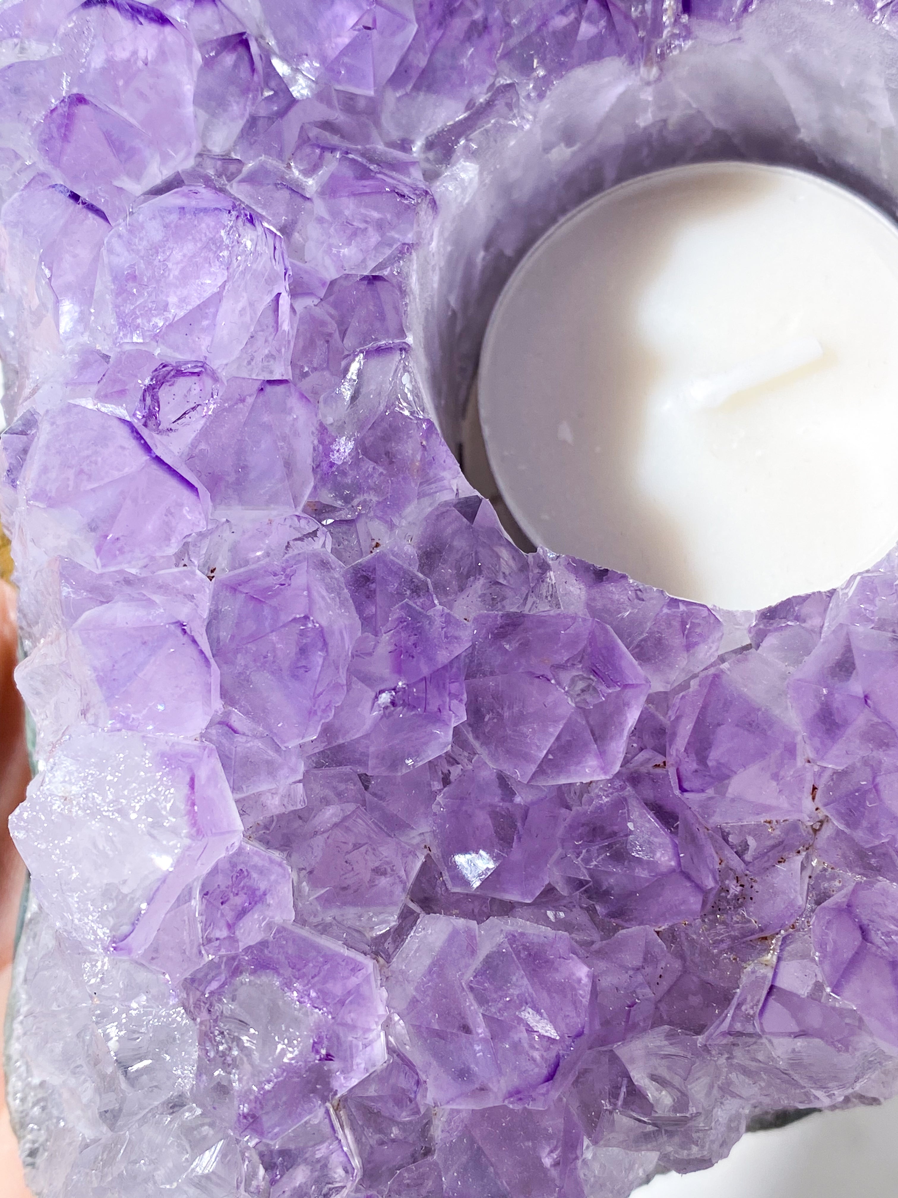 Ametyst Fyrfadsholder (Nr. 29)