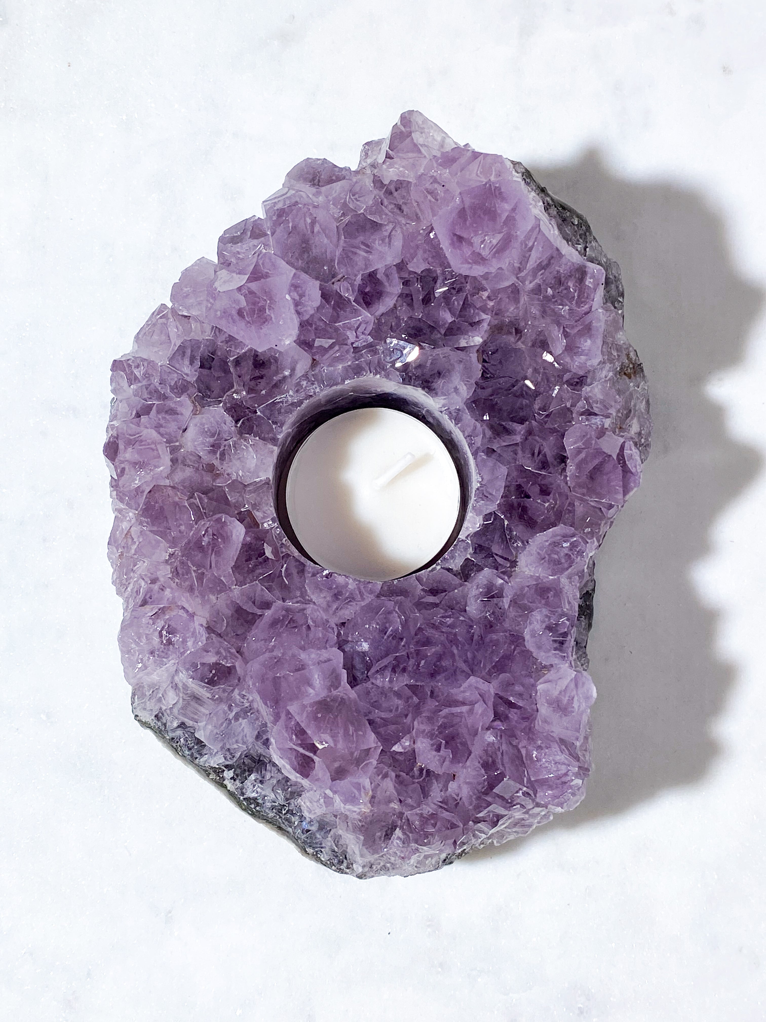 Ametyst Fyrfadsholder (Nr. 30)