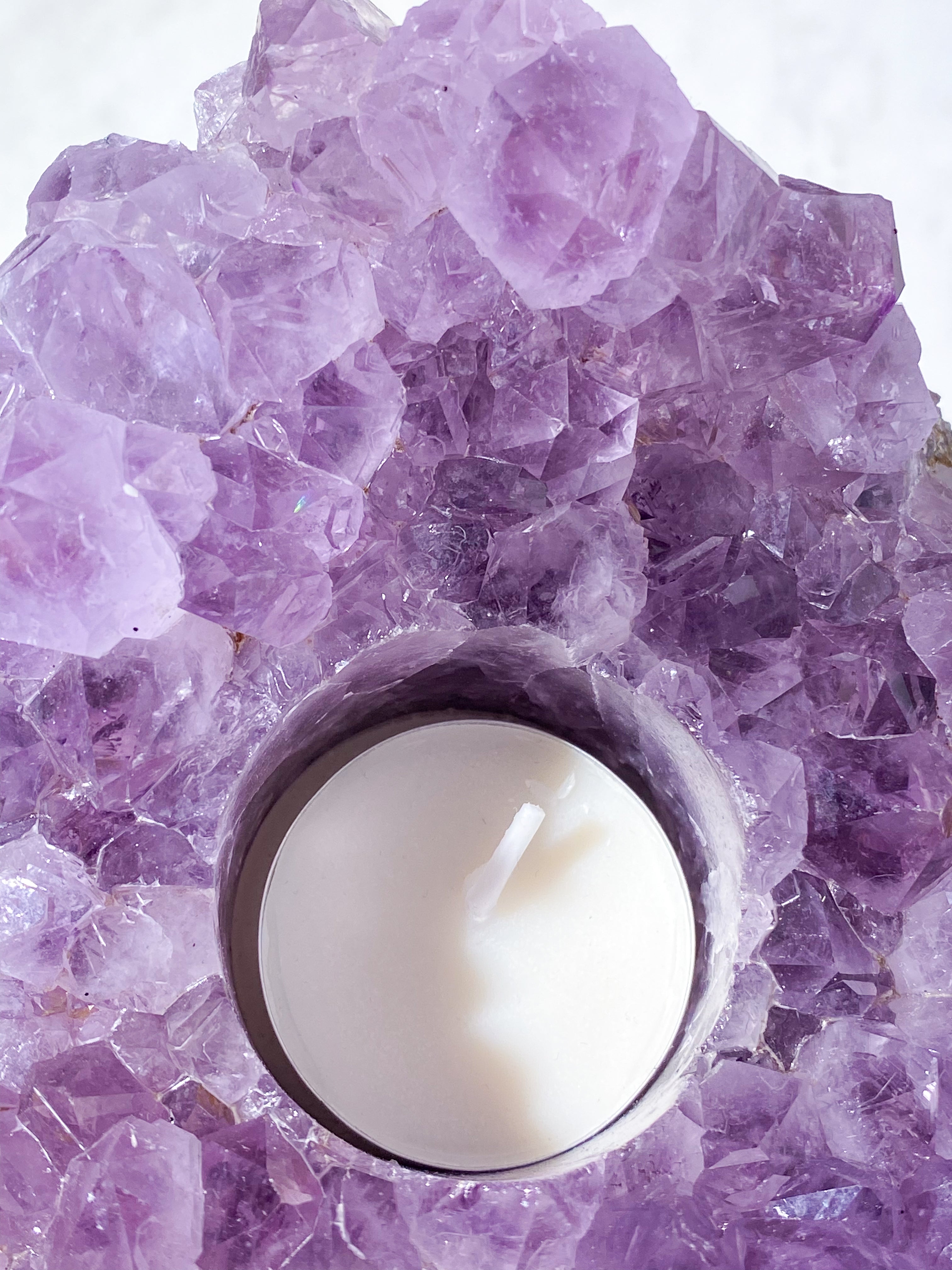 Ametyst Fyrfadsholder (Nr. 30)