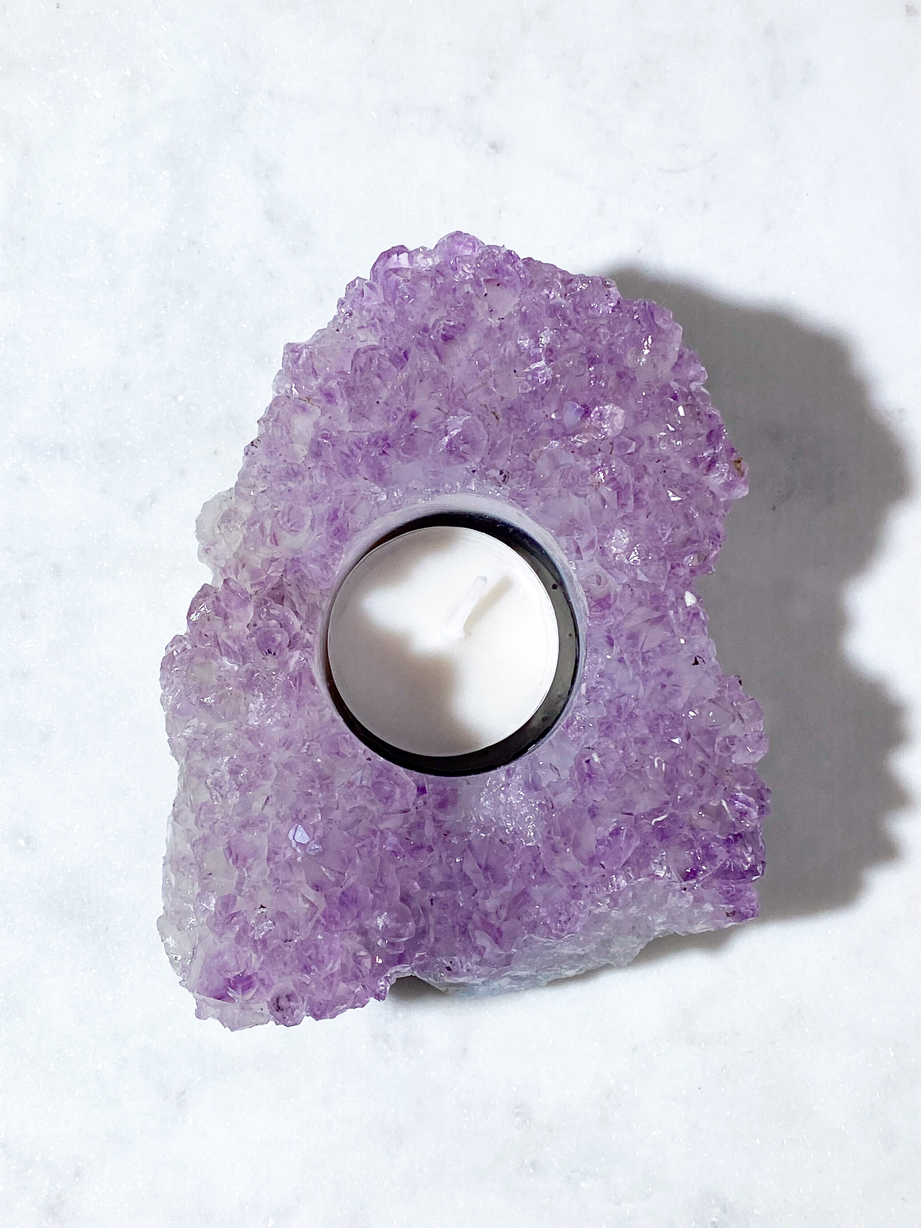 Ametyst Fyrfadsholder (Nr. 32)