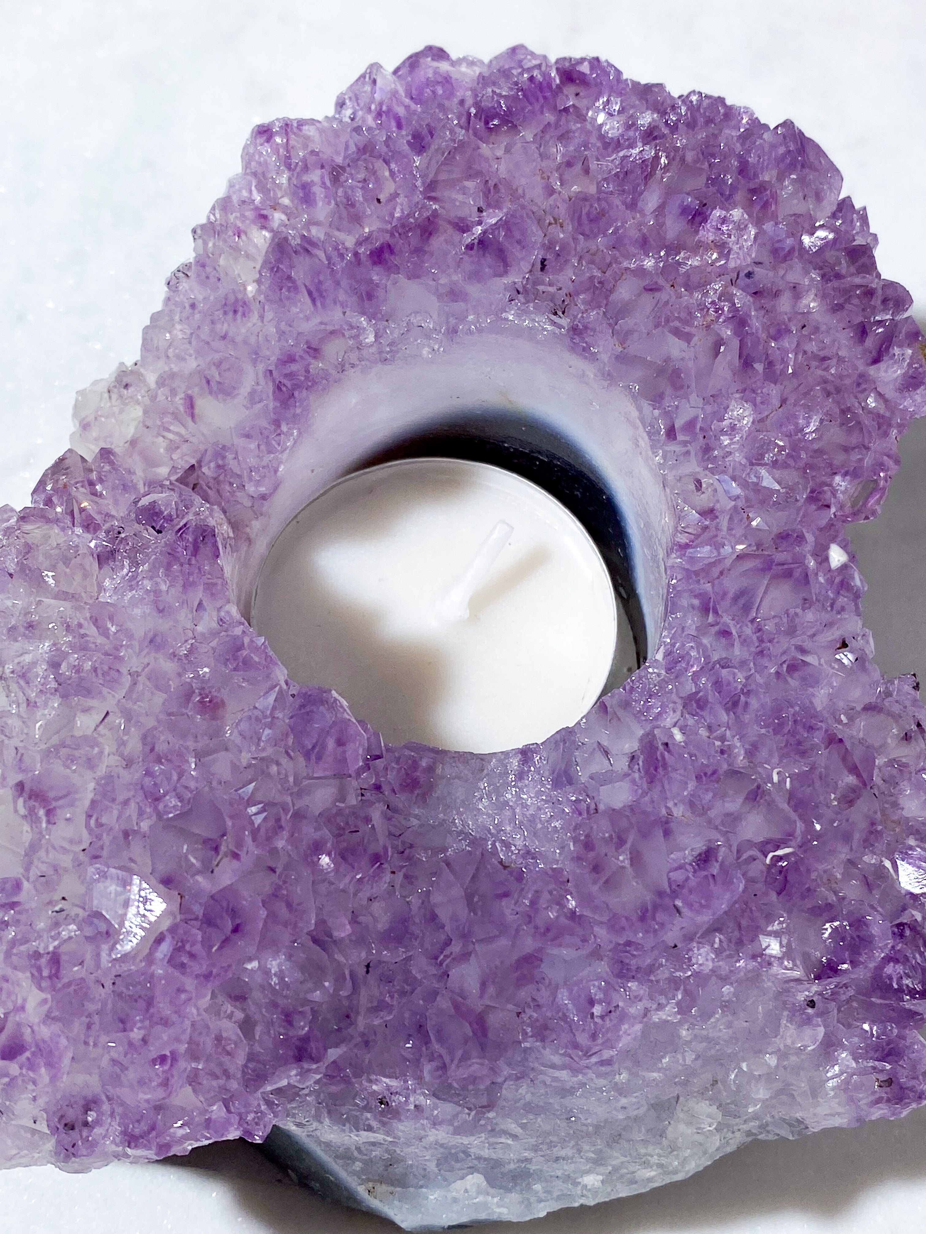 Ametyst Fyrfadsholder (Nr. 32)