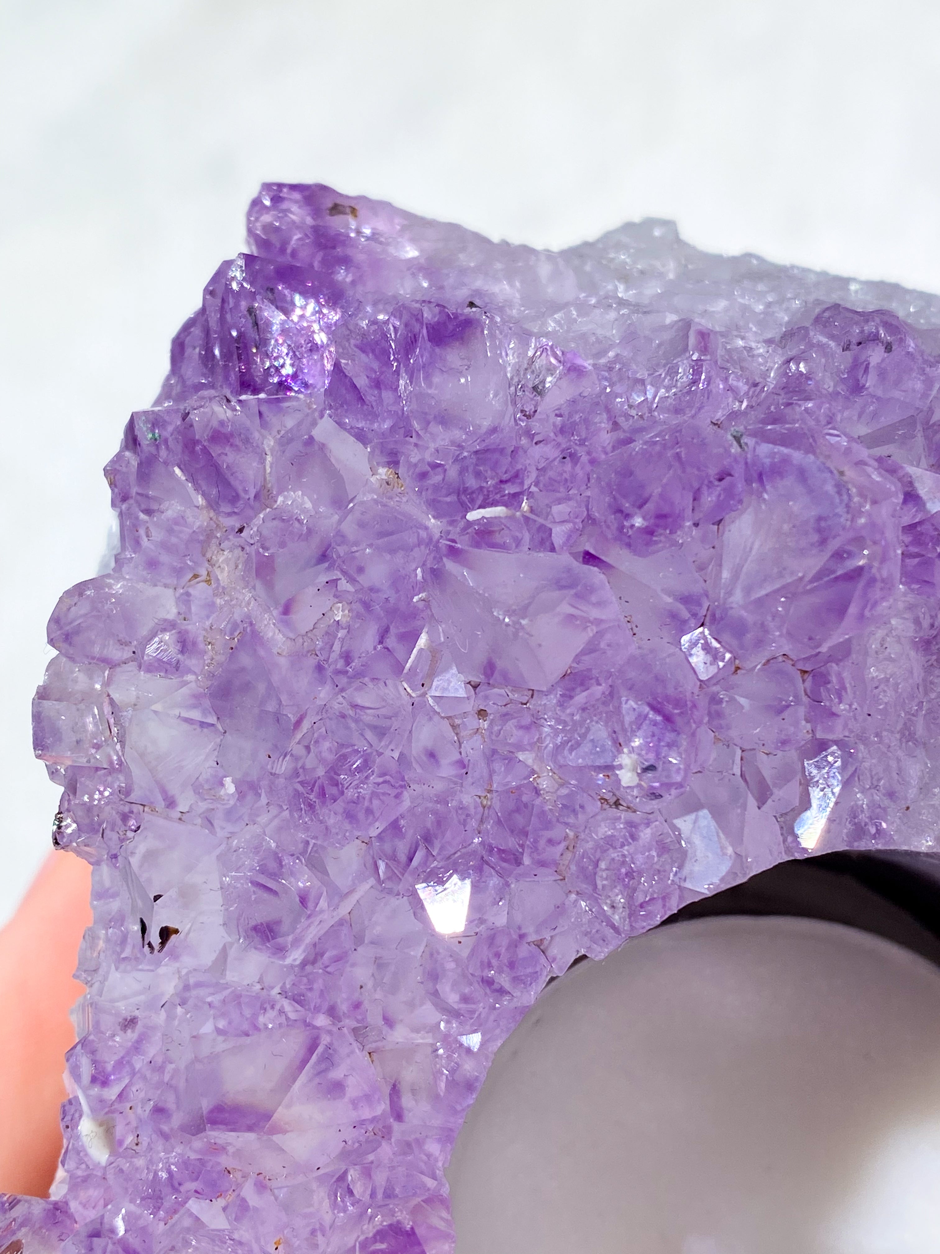 Ametyst Fyrfadsholder (Nr. 32)