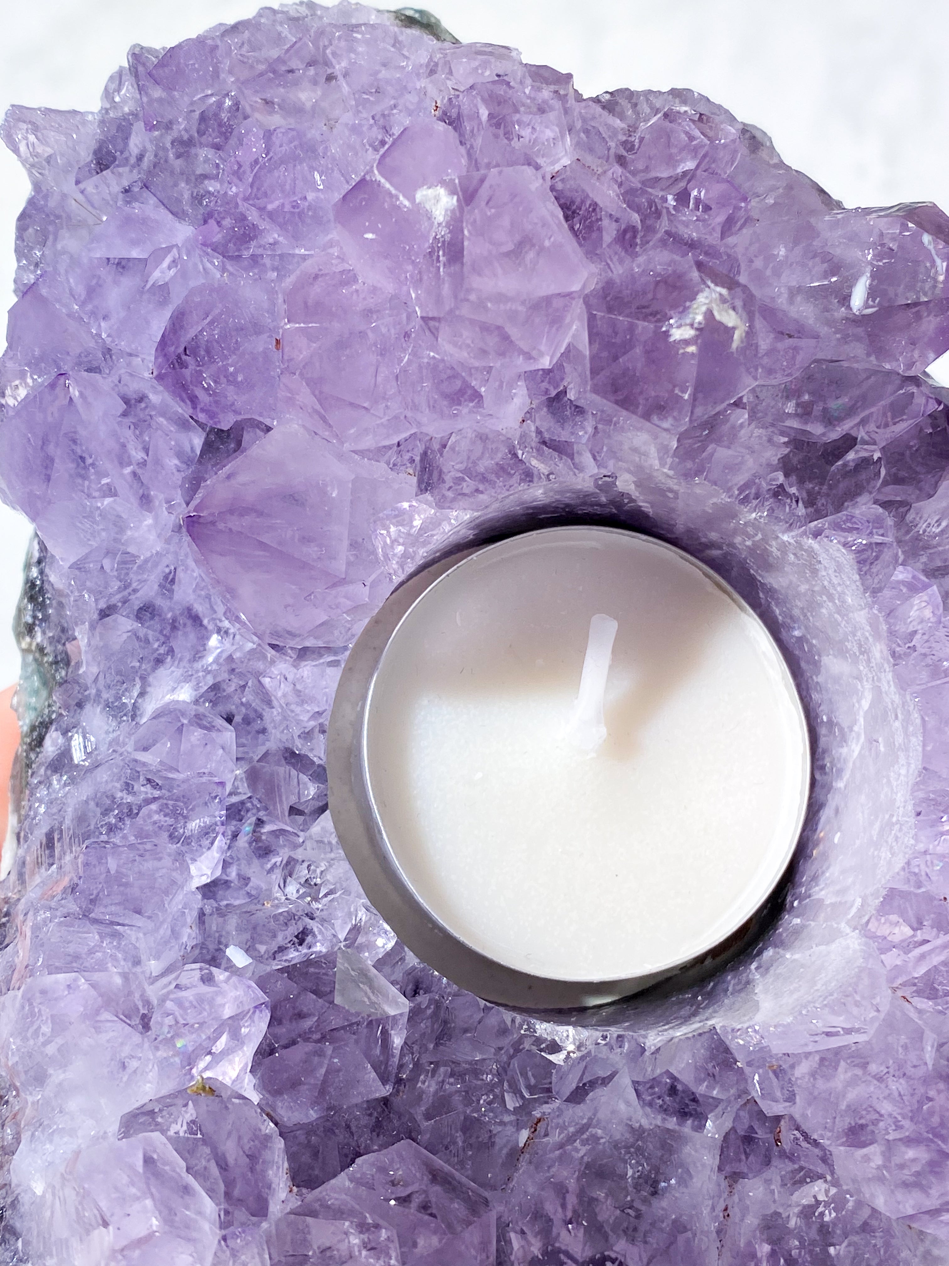 Ametyst Fyrfadsholder (Nr. 33)