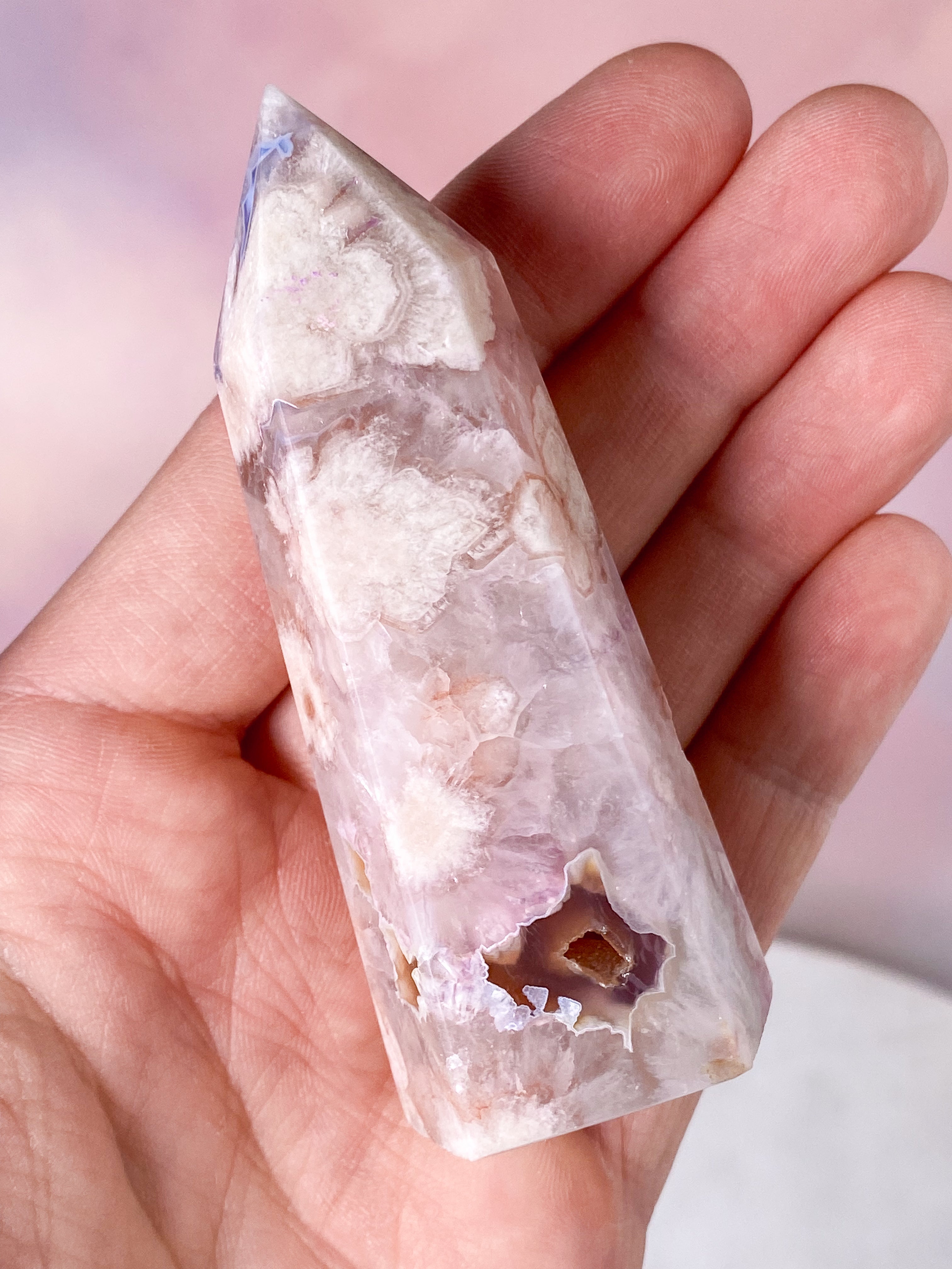 Blomme Blomster Agat Tårn (Nr. 15)