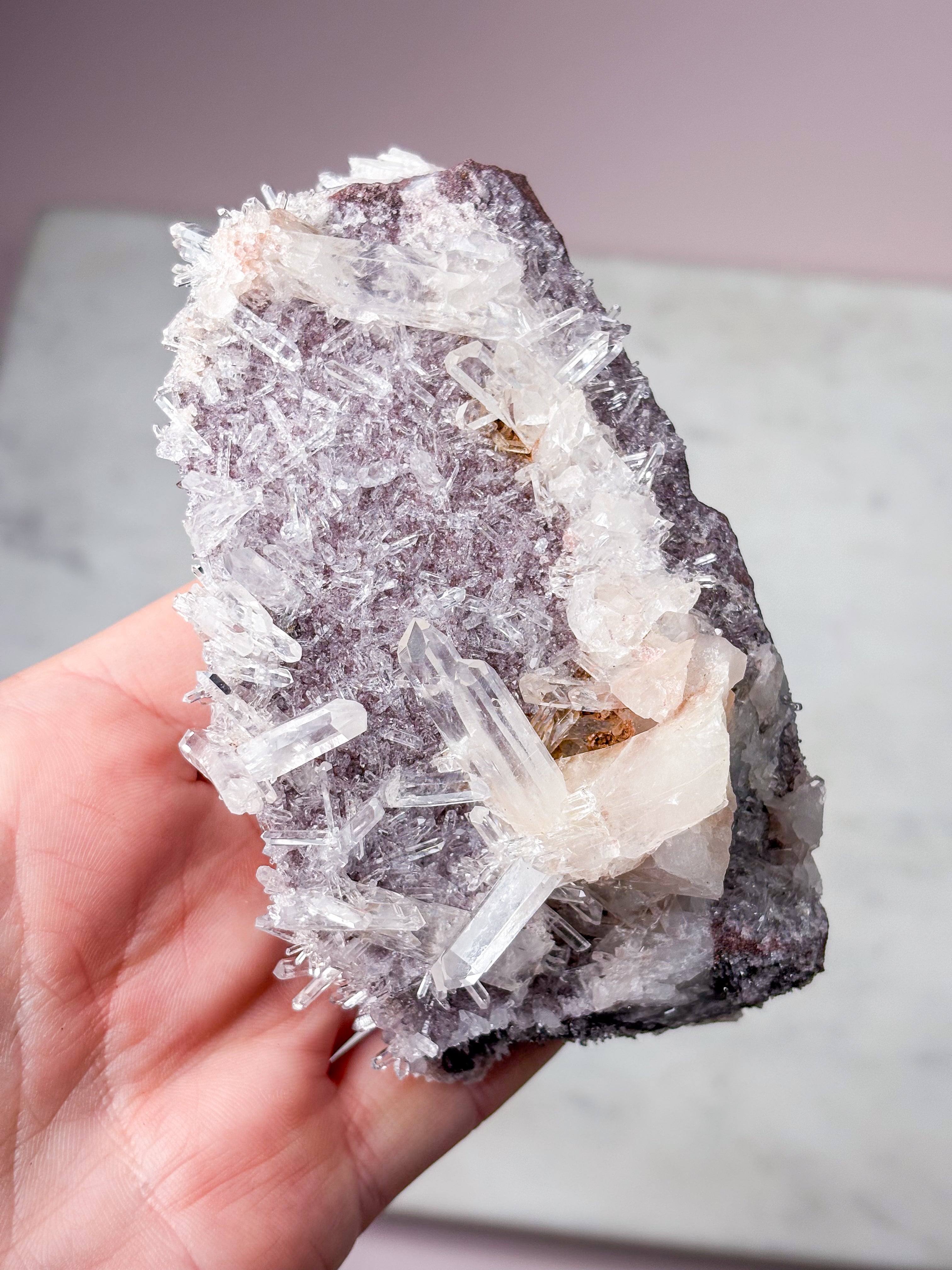Purple Colombian Lemuria Quartz Cluster (No. 5) Exclusive Quality