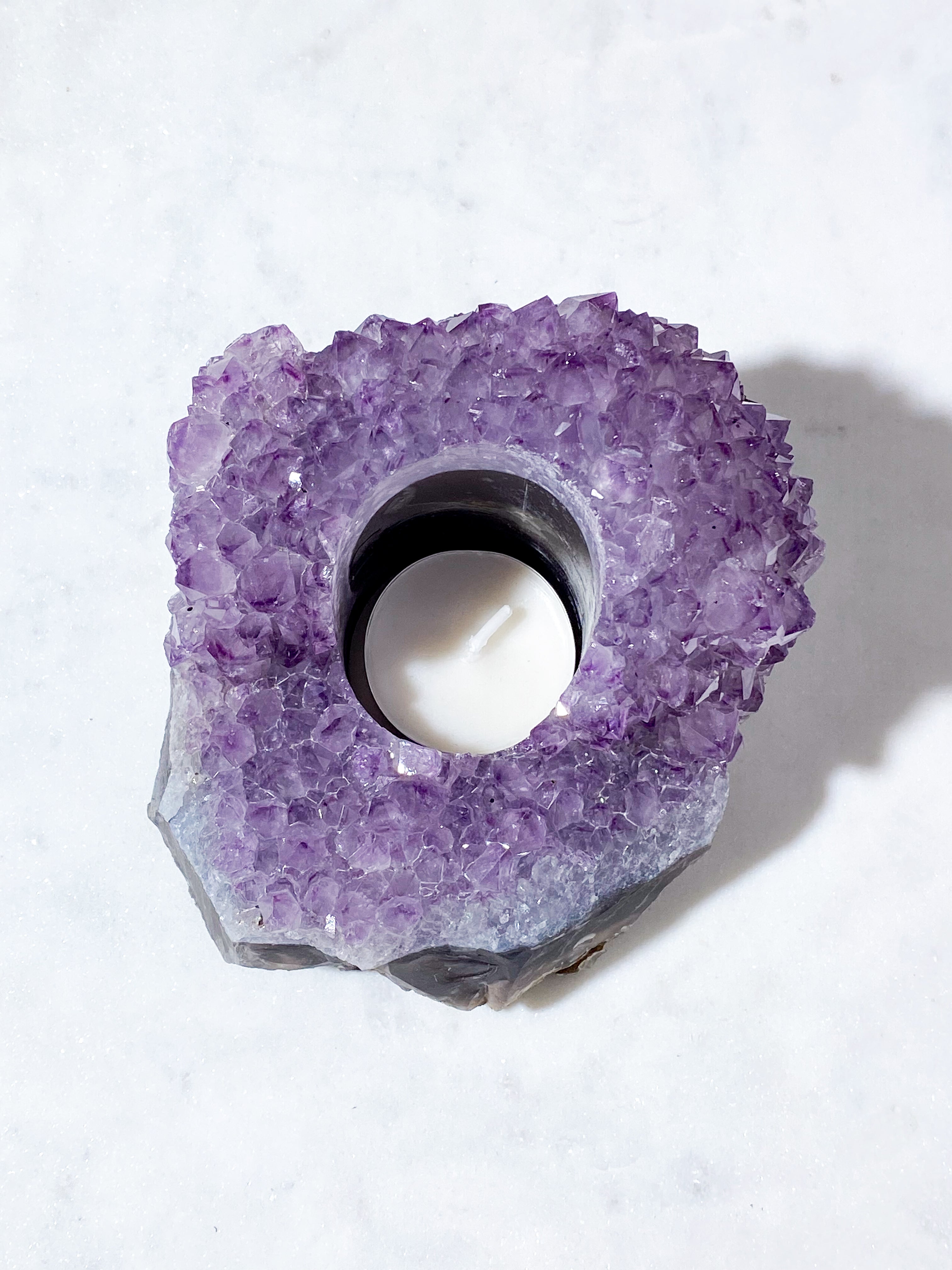 Ametyst Fyrfadsholder (Nr. 35)