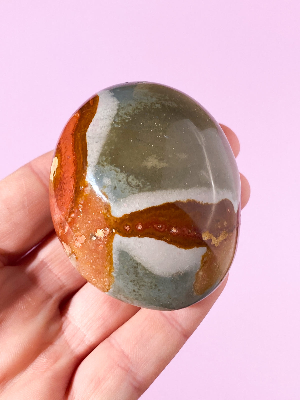 Polychrome Jaspis Palmstone (Nr. 5)