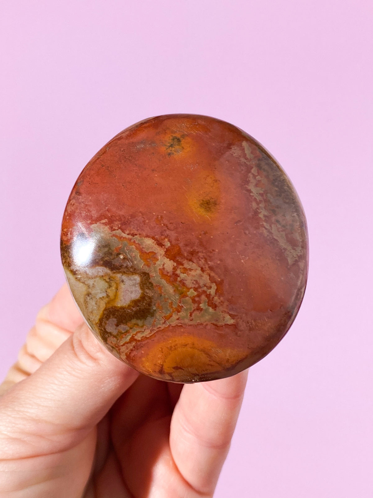 Polychrome Jaspis Palmstone (Nr. 6)