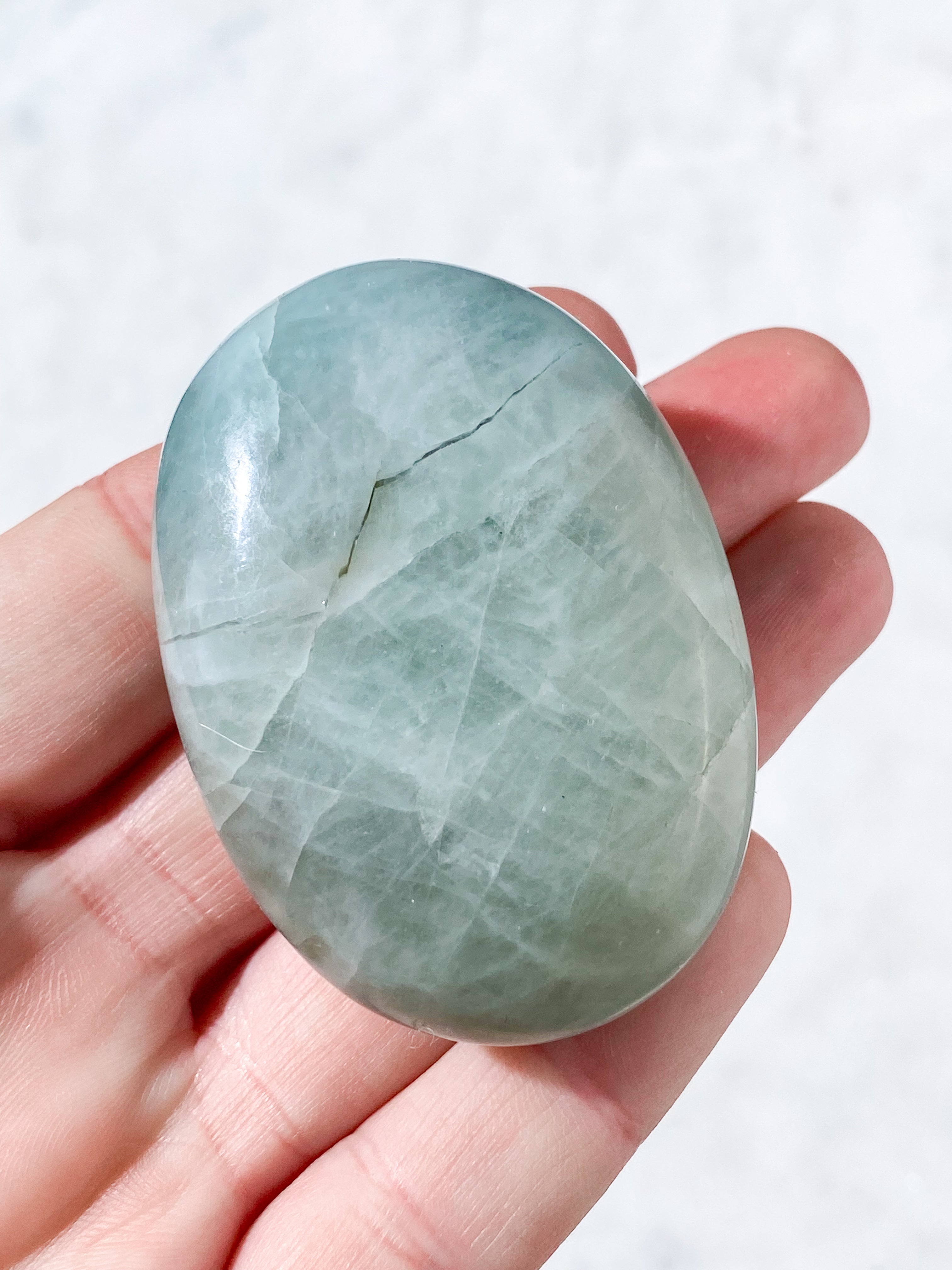 Akvamarin Palmstone (Nr. 7)