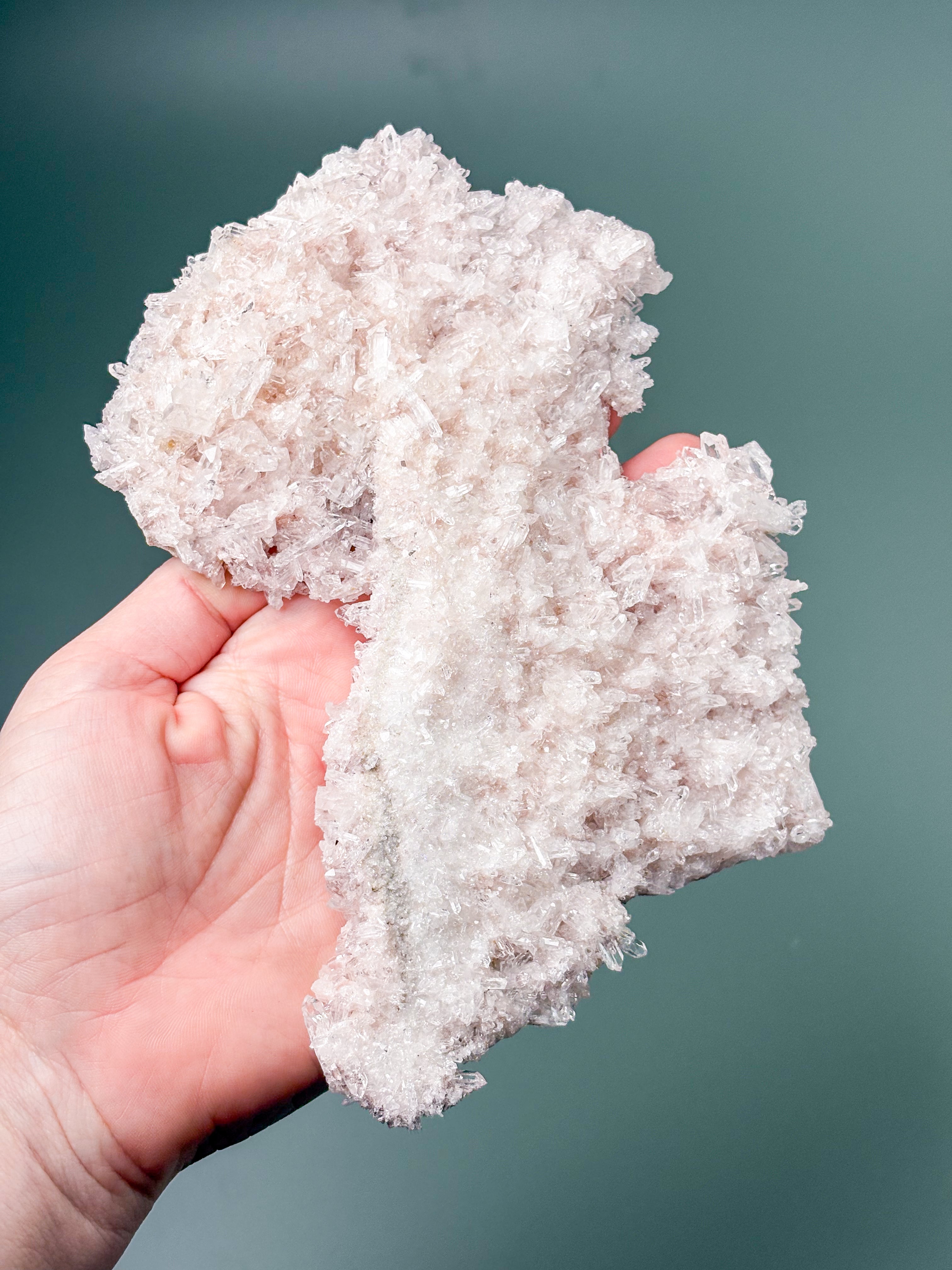 Pink Colombian Lemuria Quartz Cluster (No. 7) Exclusive Quality