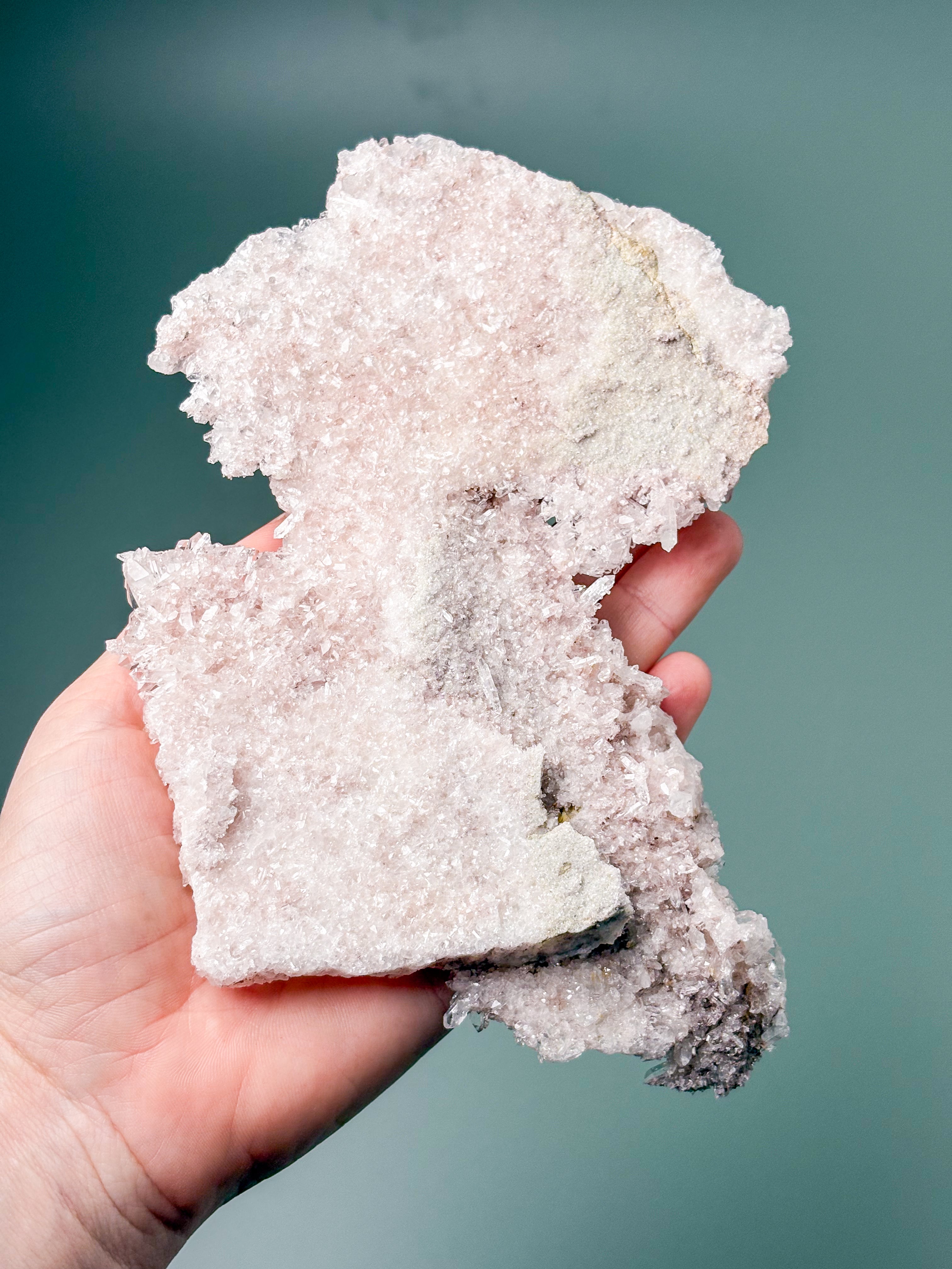 Pink Colombian Lemuria Quartz Cluster (No. 7) Exclusive Quality