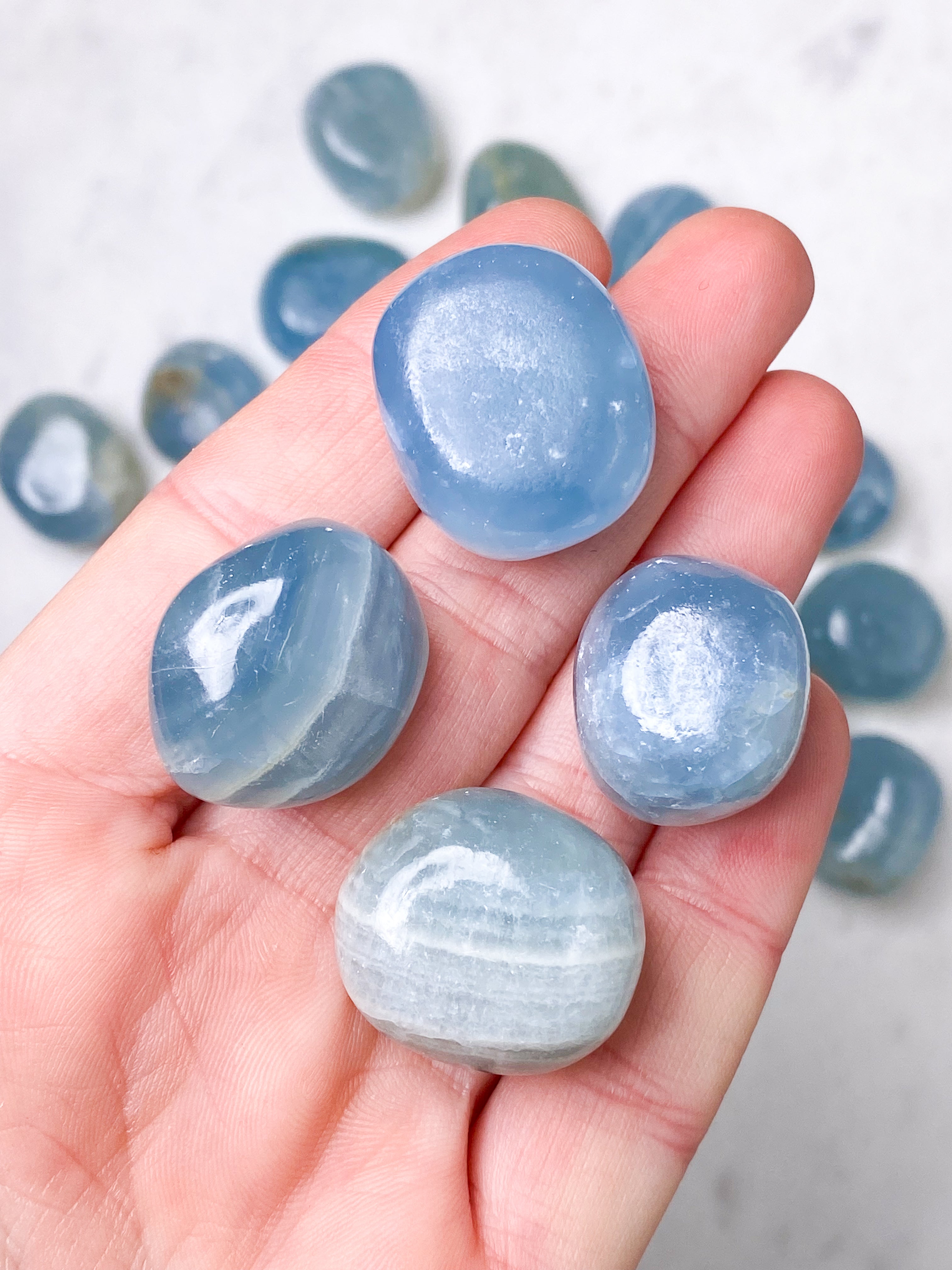 Blue Onyx Pocket Stone