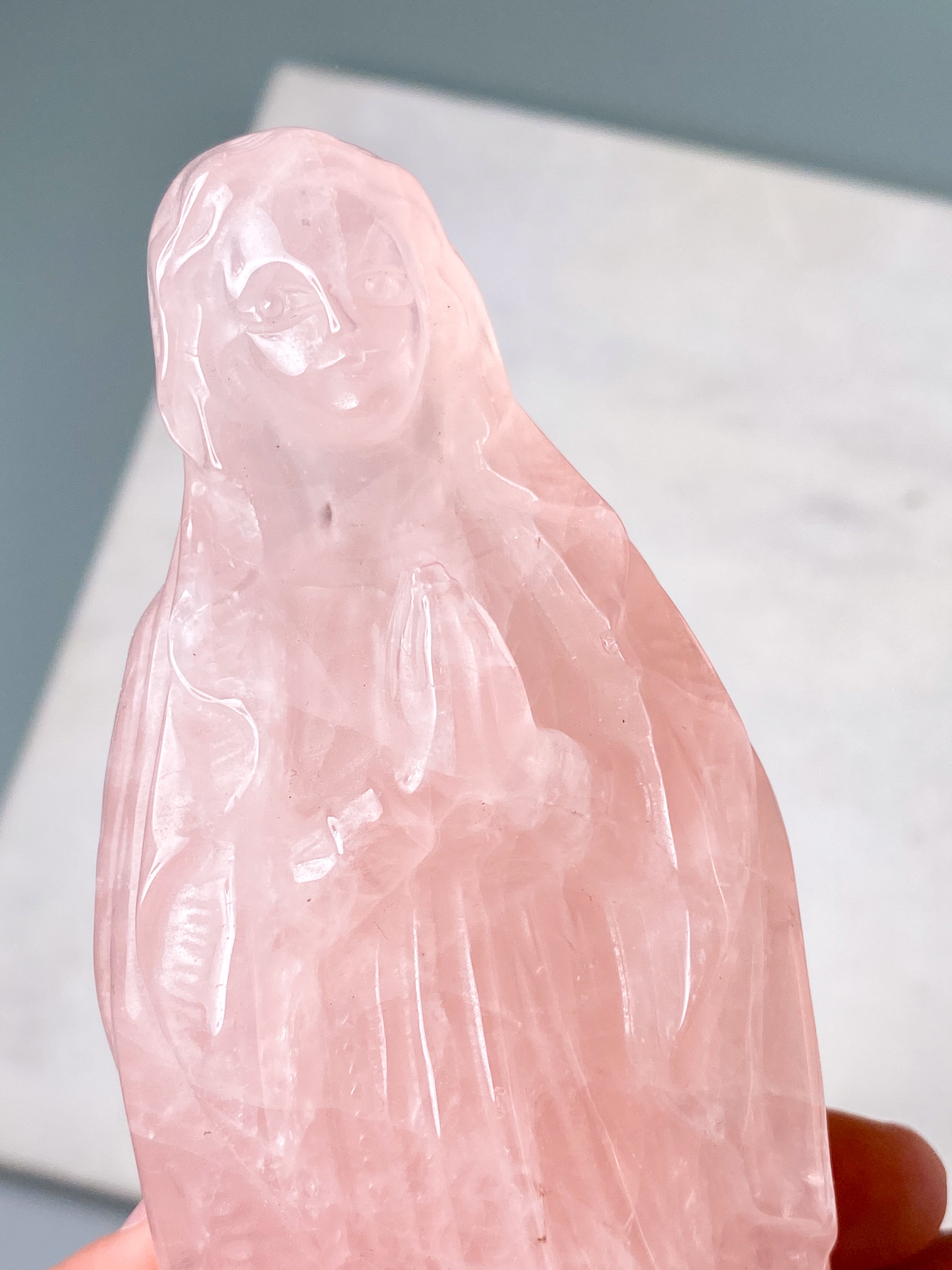 Stor Rosakvarts Madonna (Nr. 2)