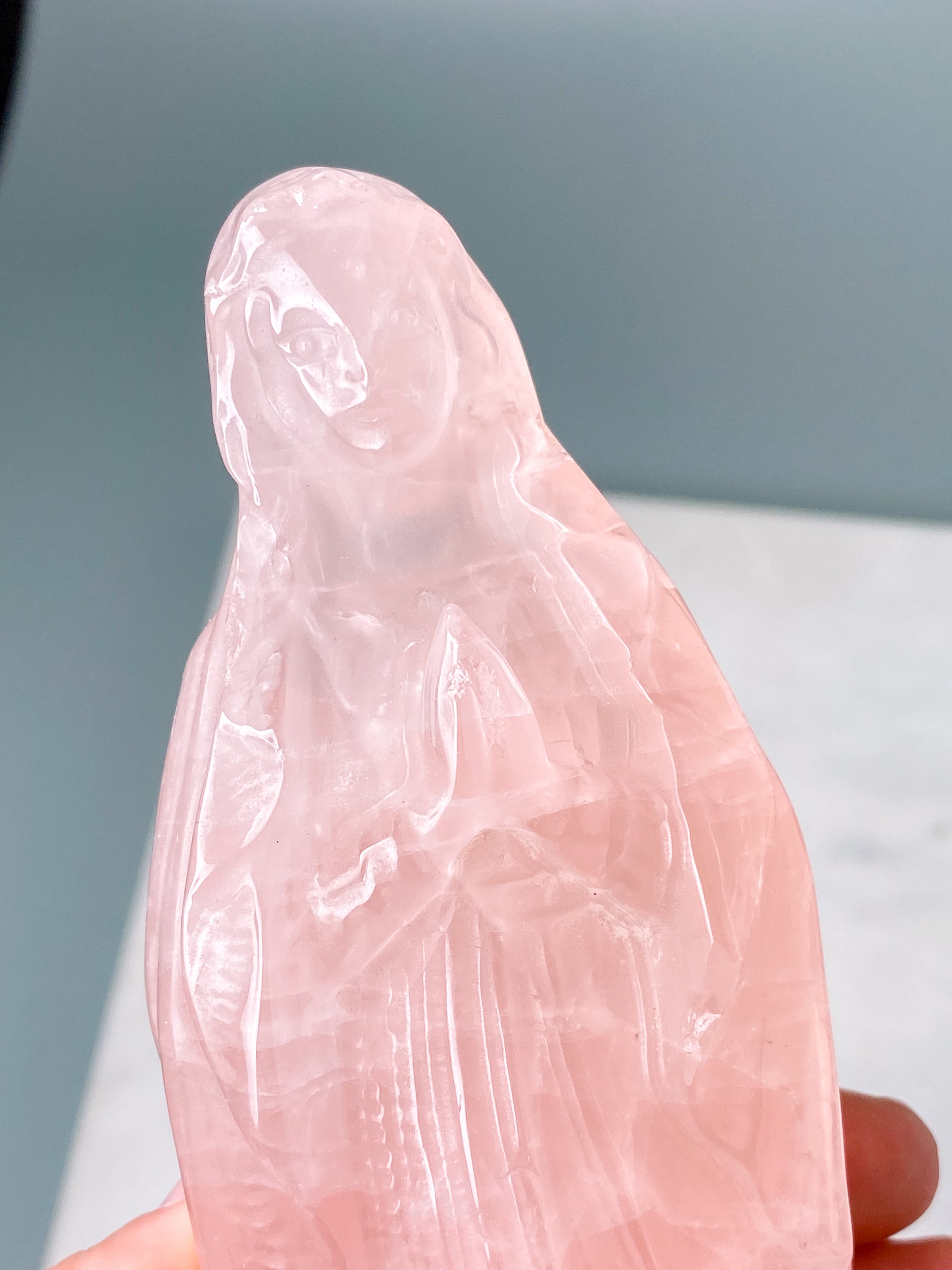 Stor Rosakvarts Madonna (Nr. 3)