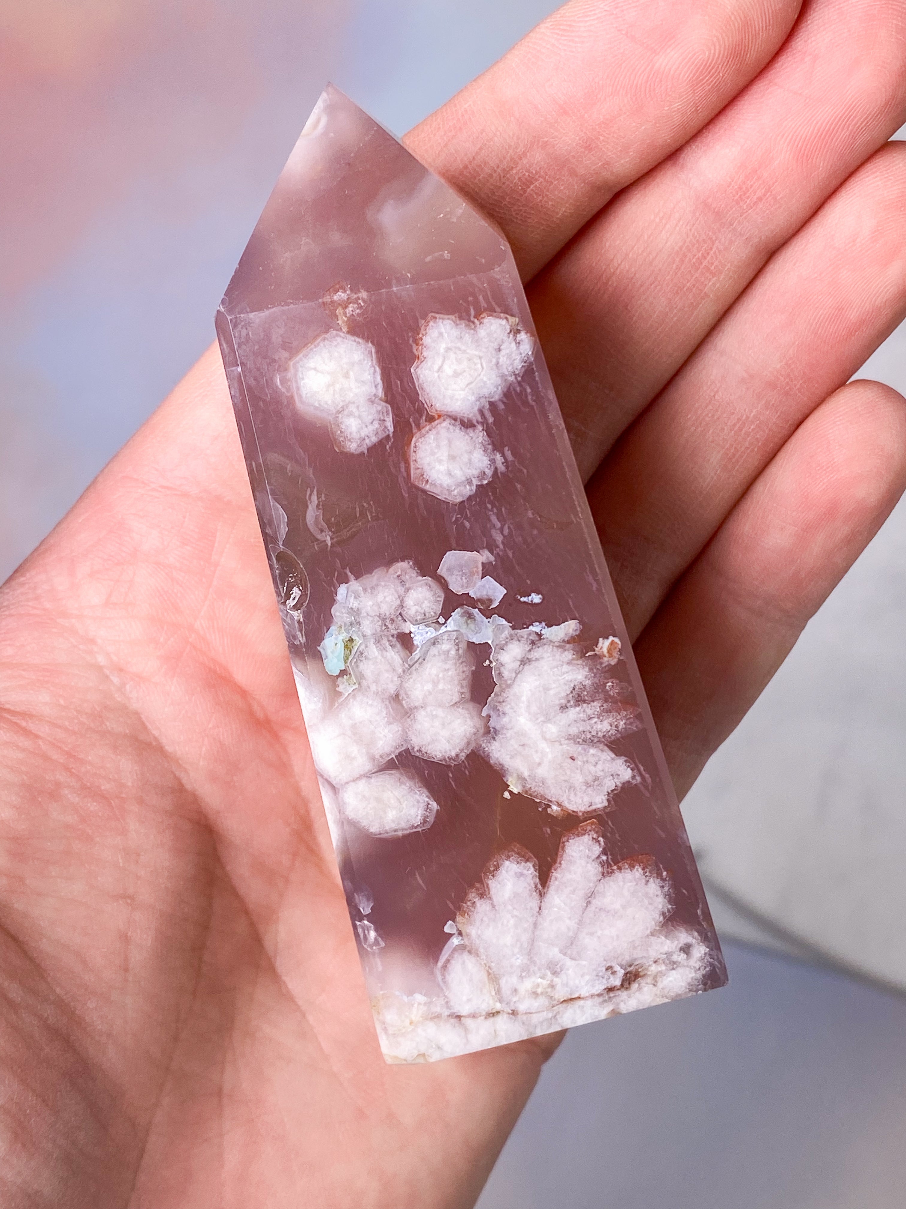 Blomme Blomster Agat Tårn (Nr. 24)