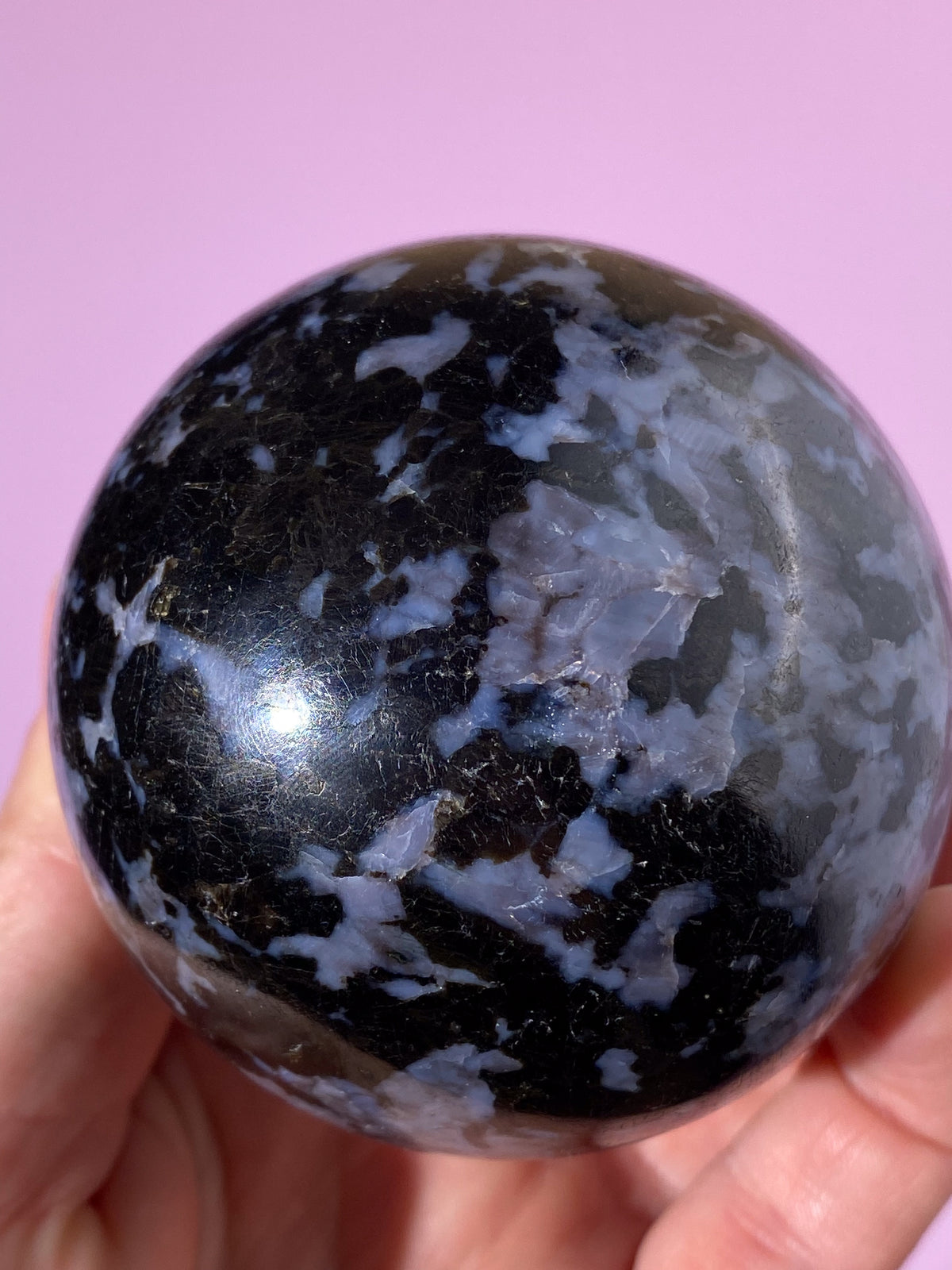 Indigo Gabbro Kugle (Nr. 1)