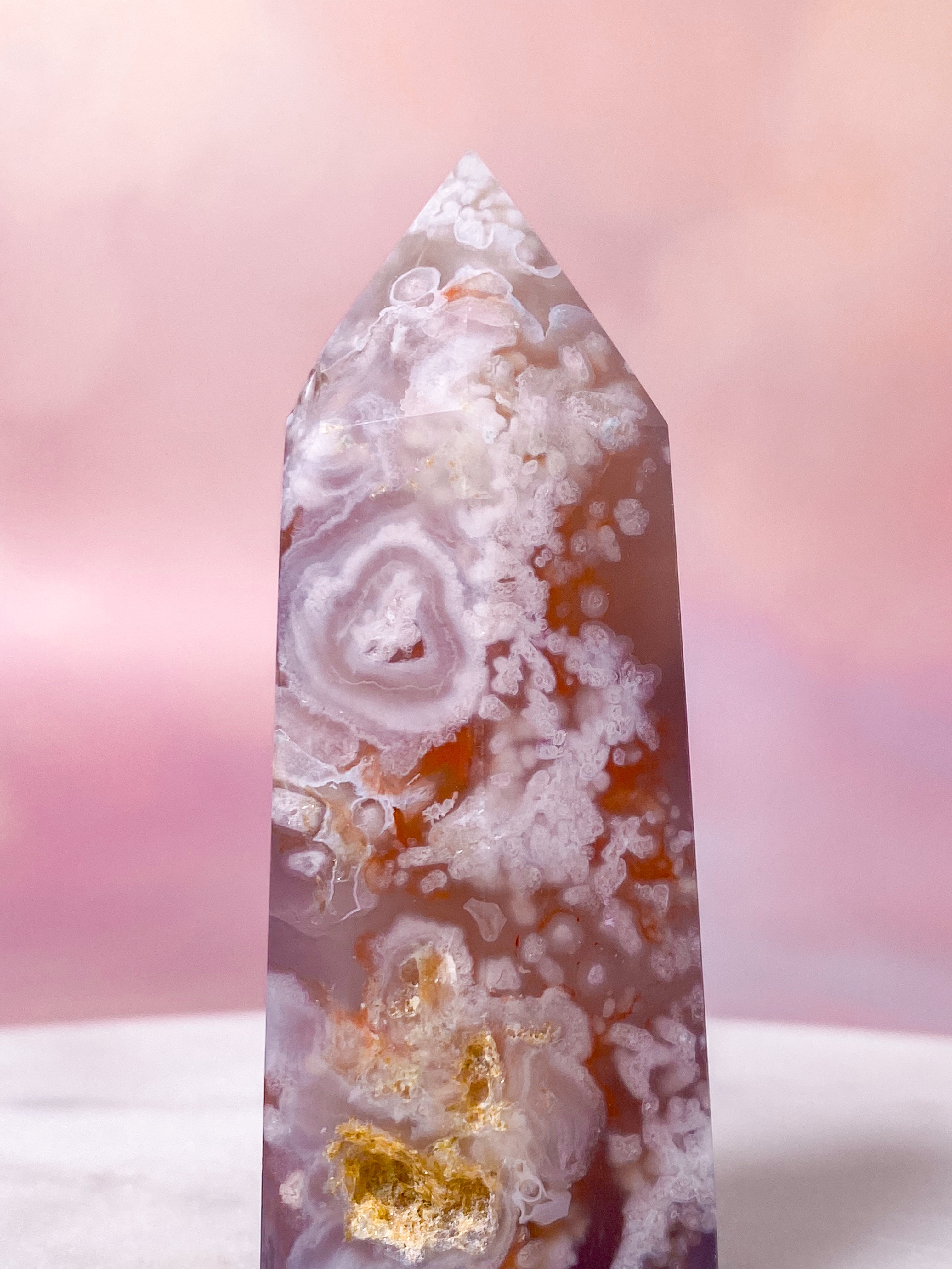 Blomme Blomster Agat Tårn (Nr. 34)