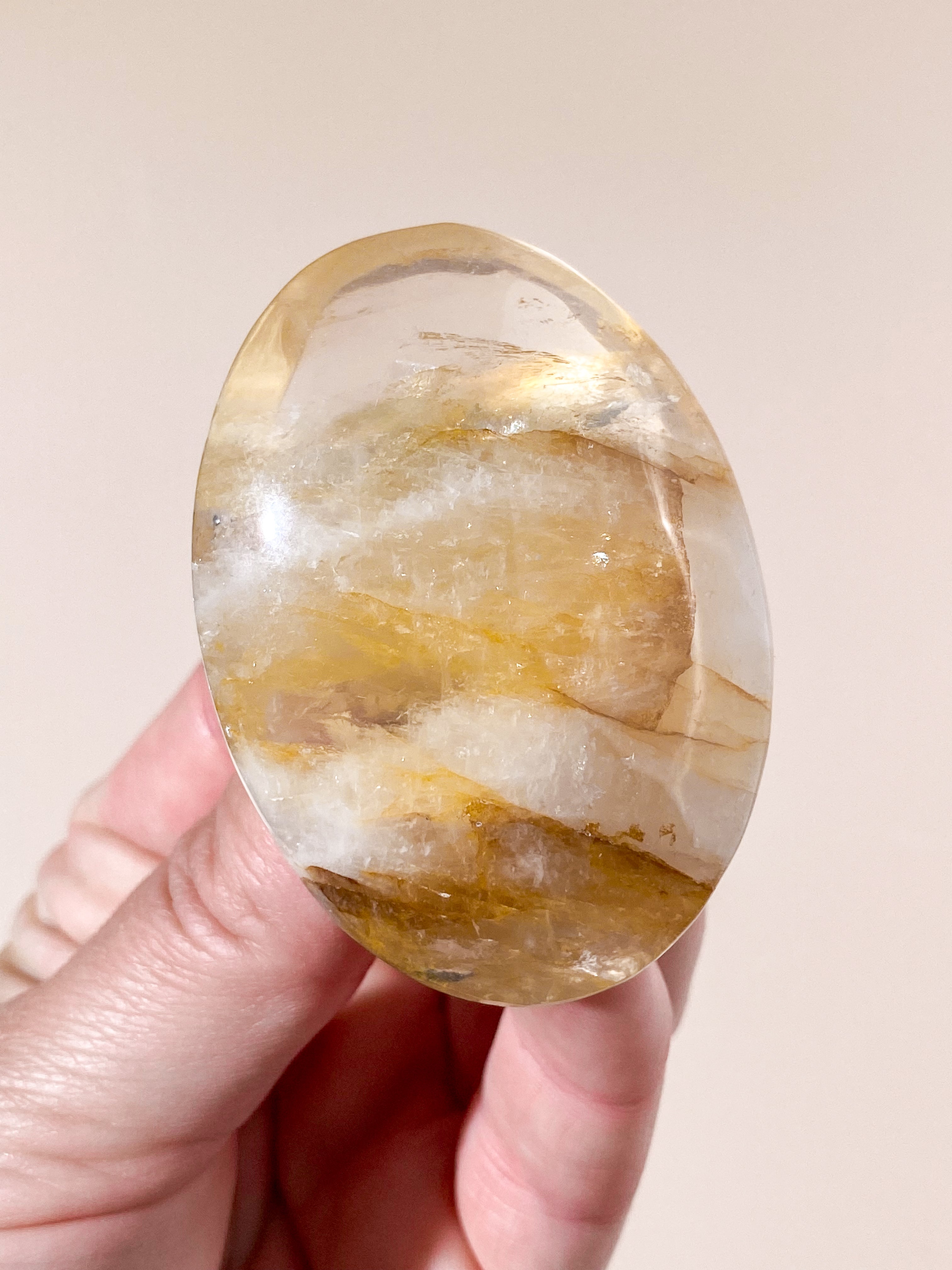 Lys Golden Healer Palmstone (Nr. 12)