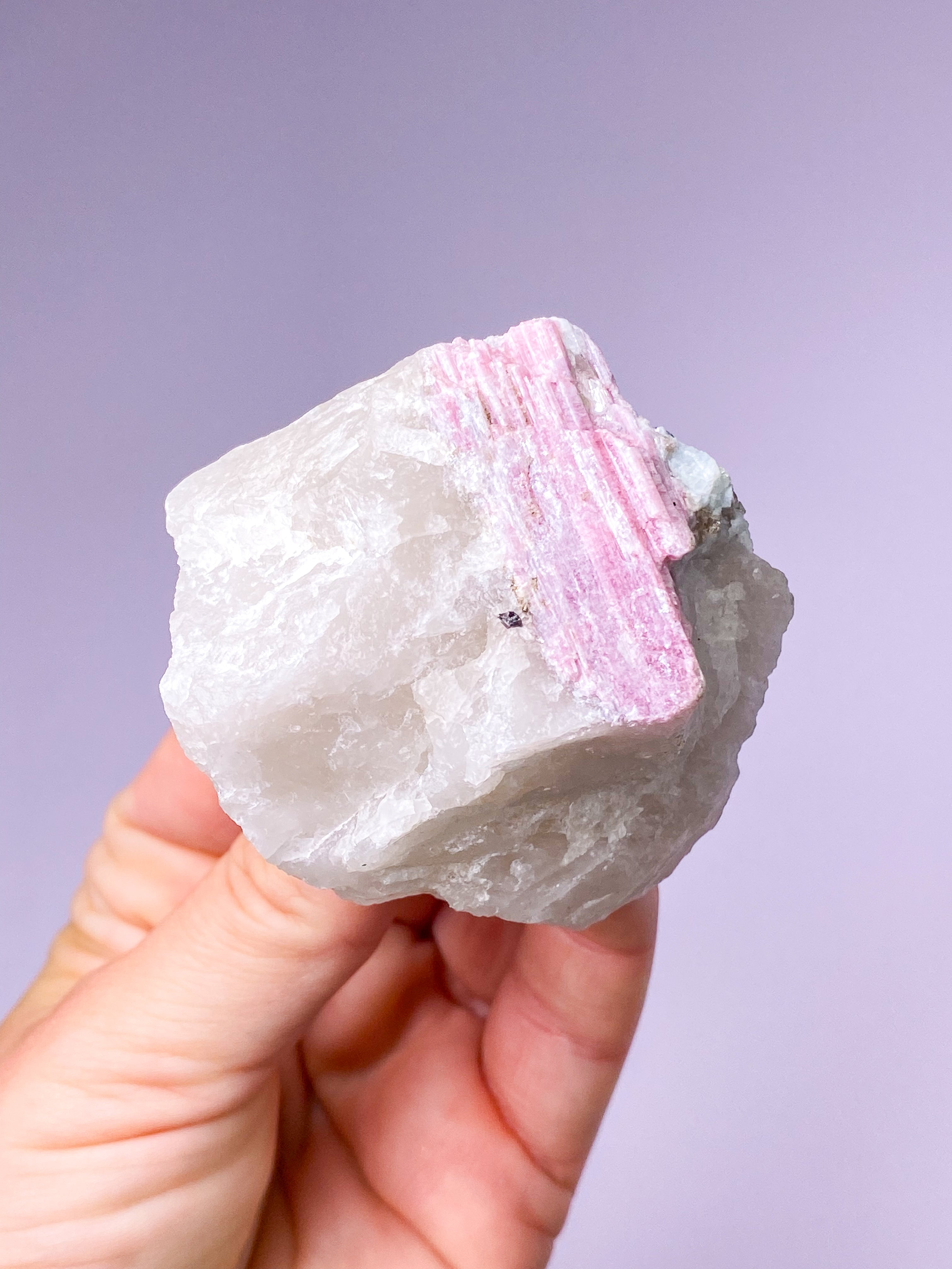 Pink Turmalin Klynge (Nr. 7)