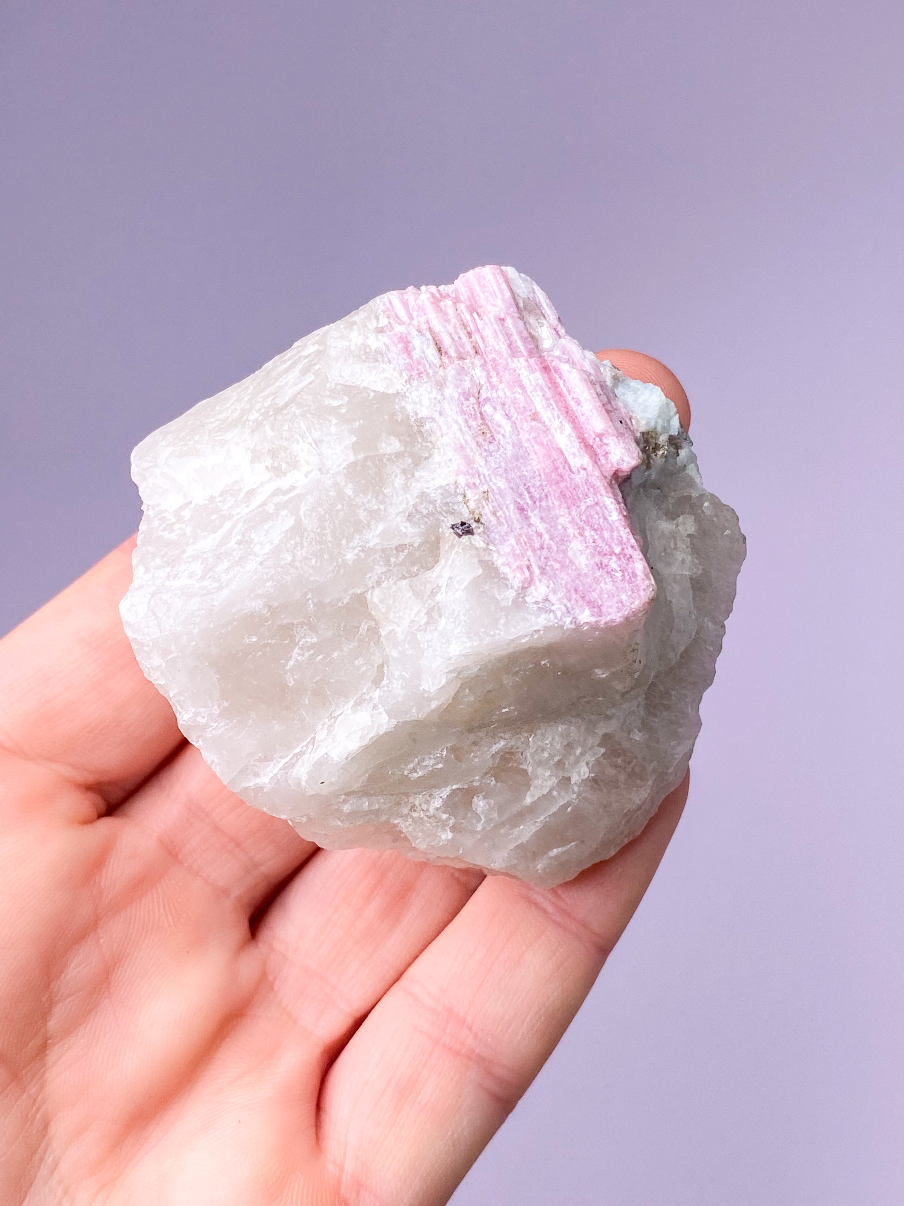 Pink Turmalin Klynge (Nr. 7)