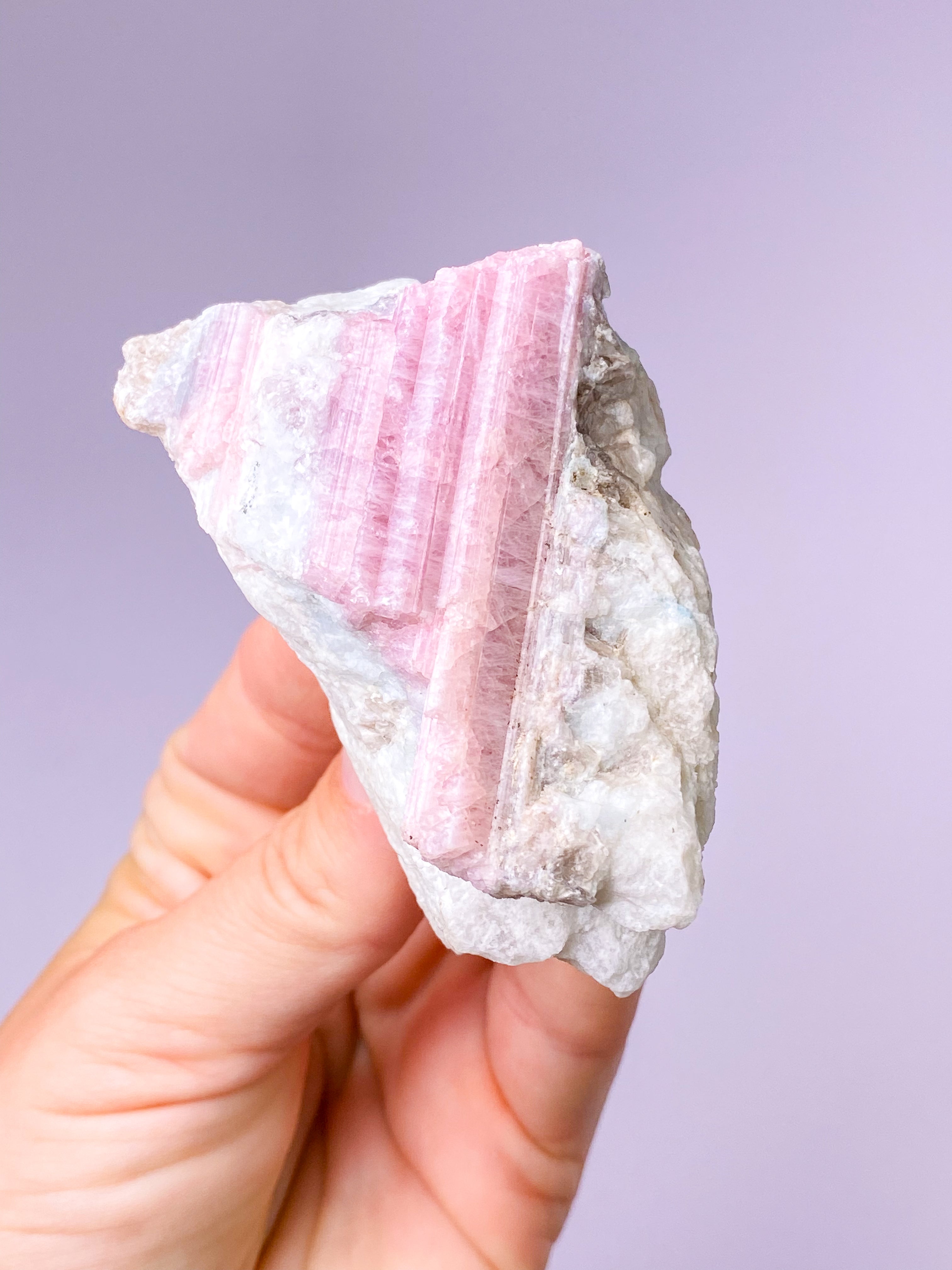 Pink Turmalin Klynge (Nr. 11)