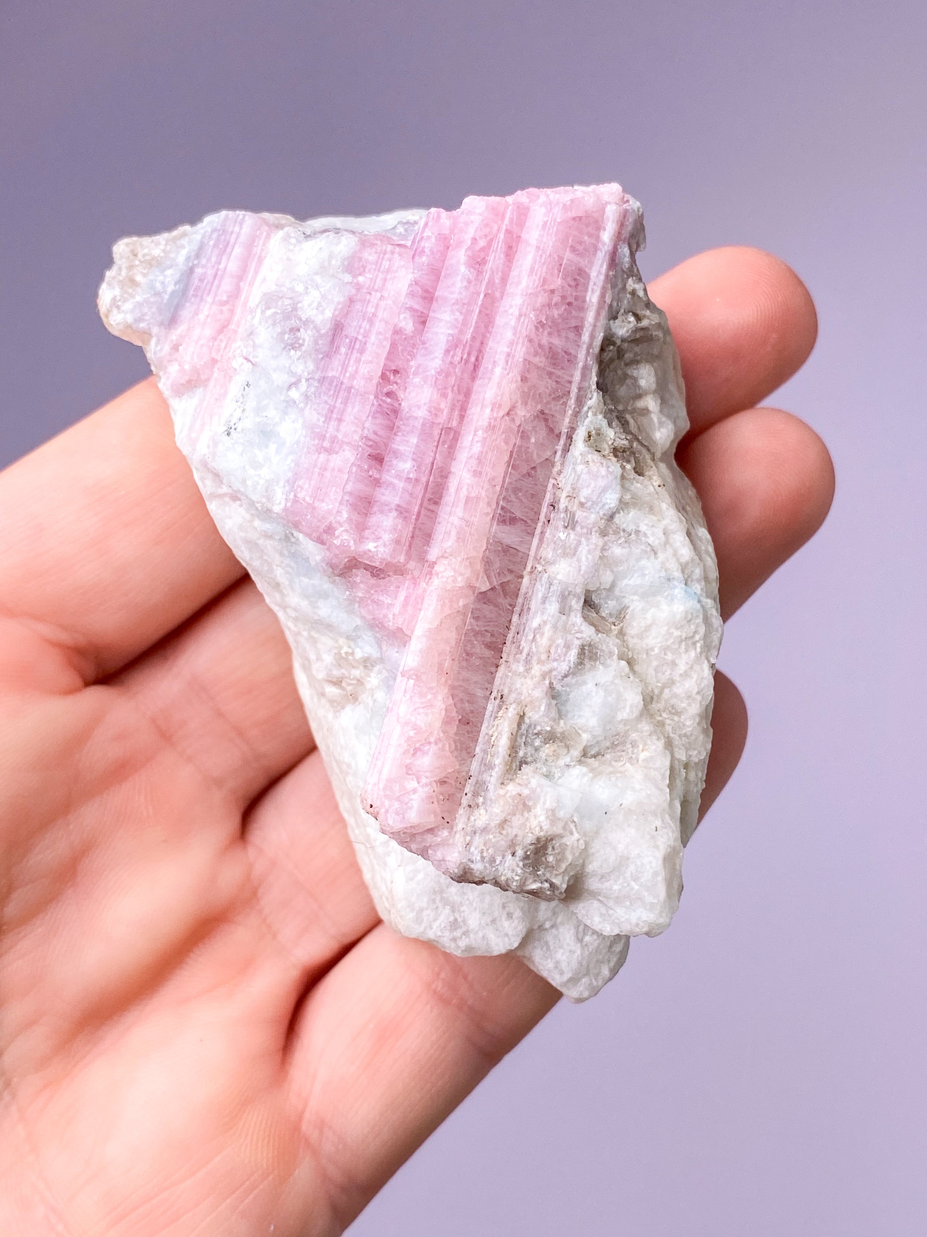 Pink Turmalin Klynge (Nr. 11)