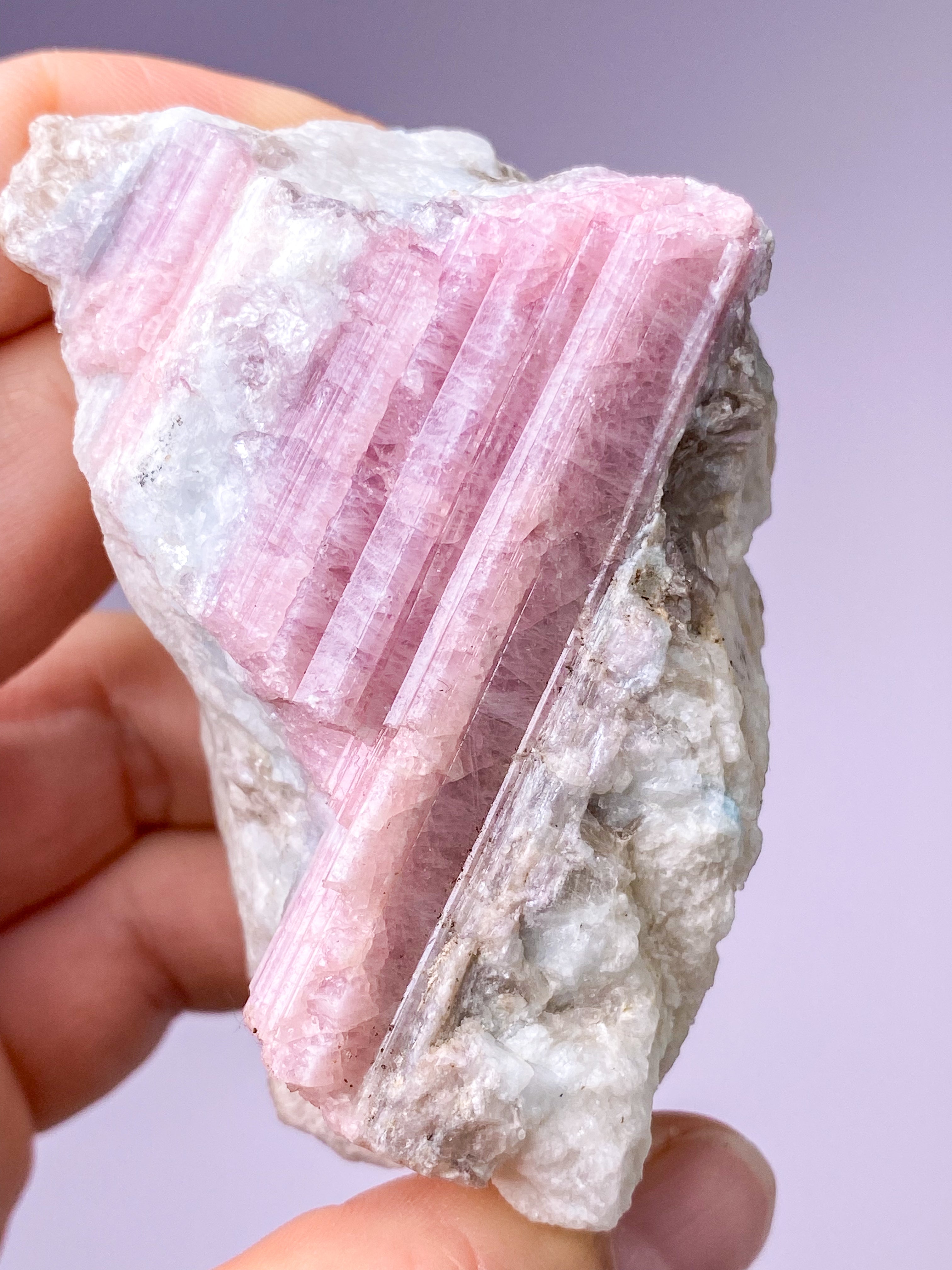 Pink Turmalin Klynge (Nr. 11)