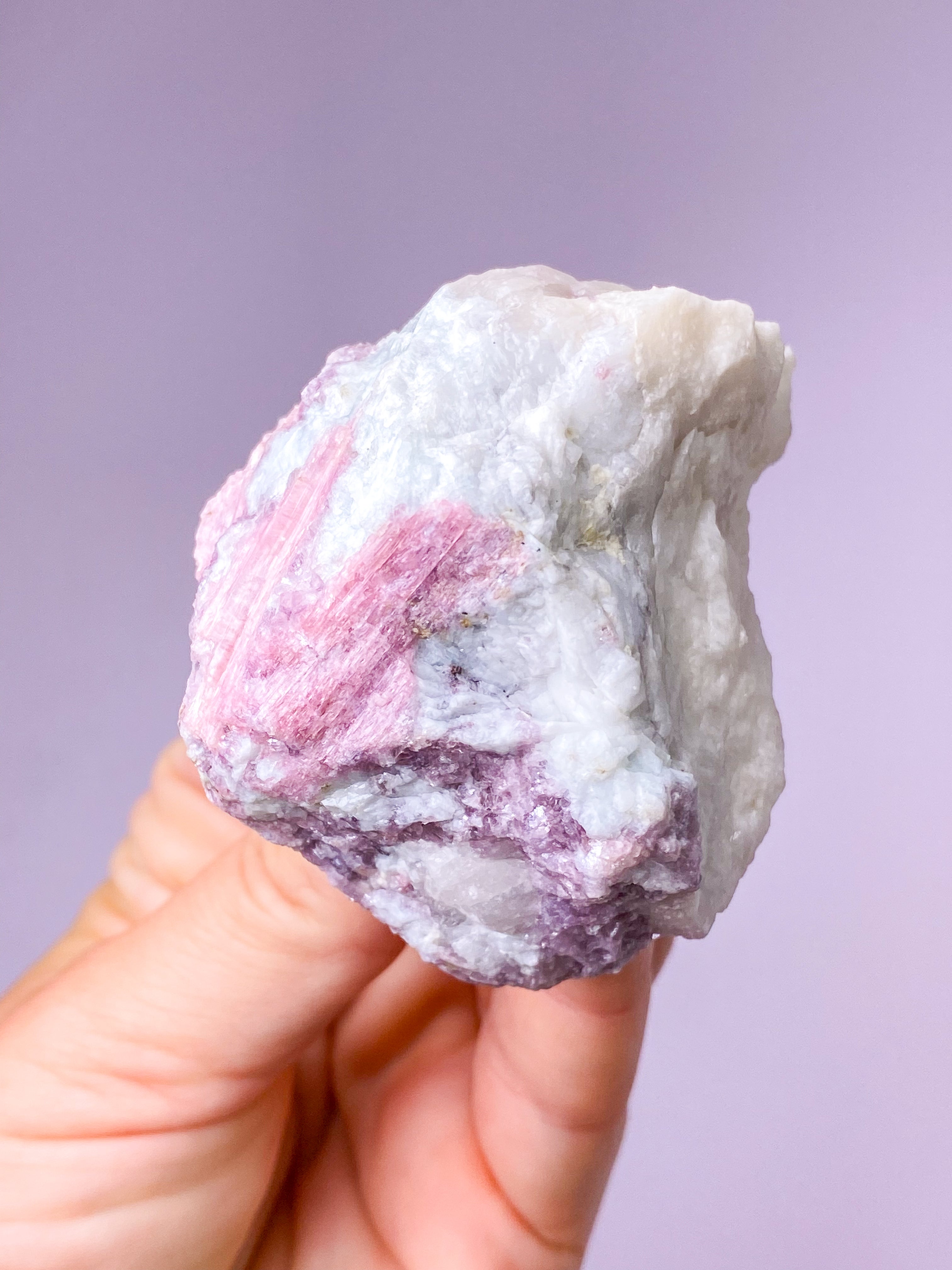 Pink Turmalin Klynge (Nr. 12)
