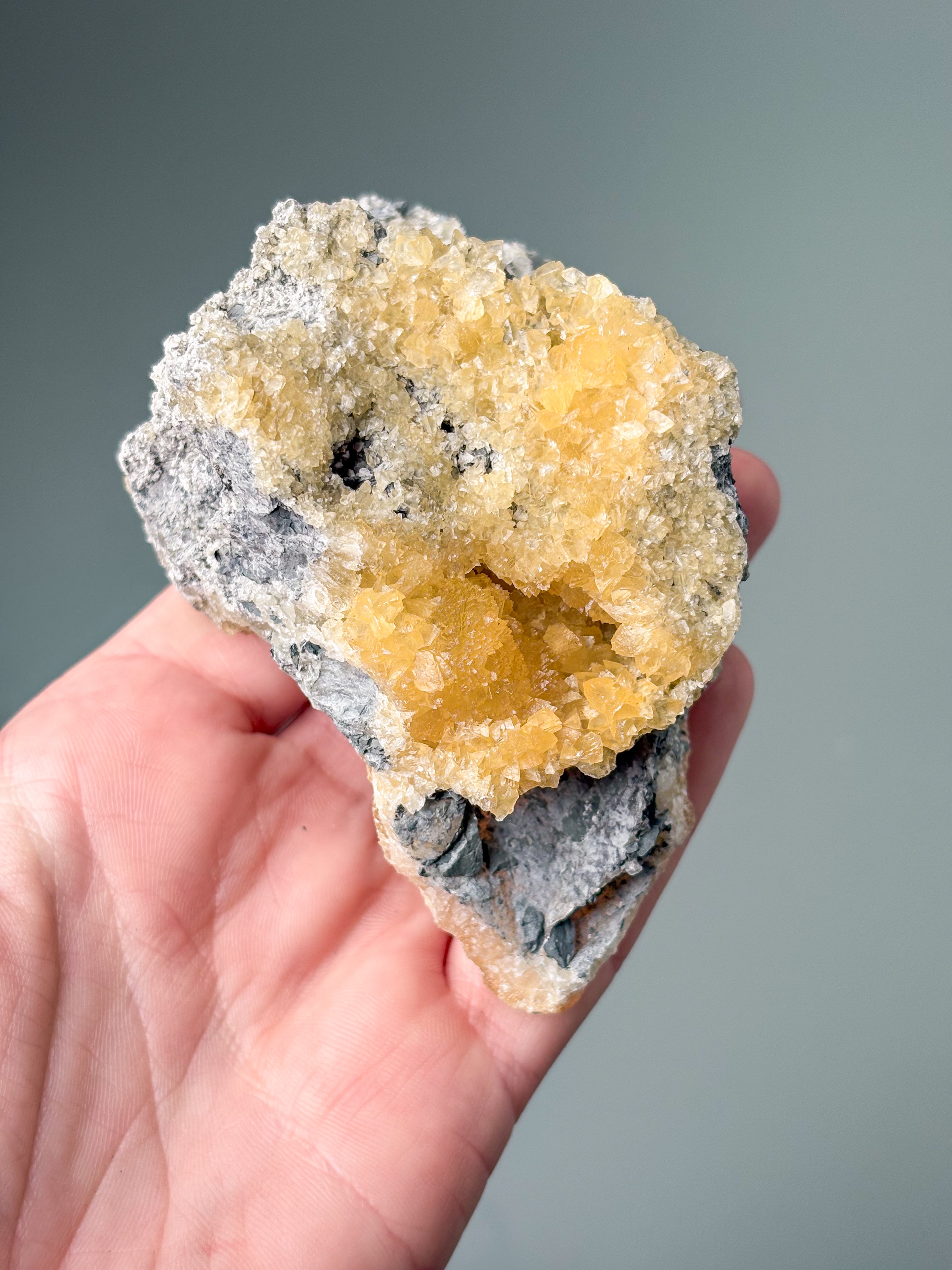 Sunshine Calcit Klynge (Nr. 1) Eksklusiv Kvalitet