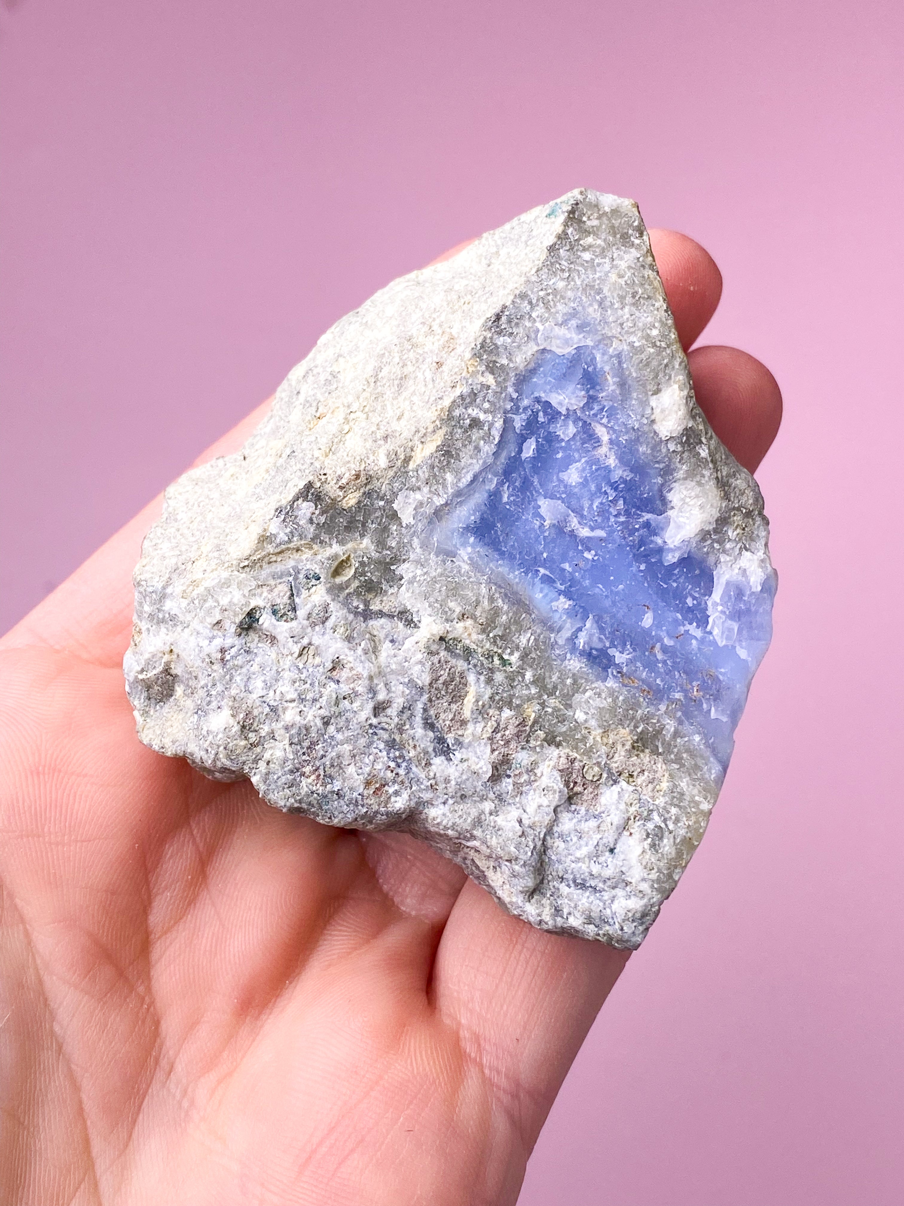 Blonde Agat Poleret Geode (Nr. 12)