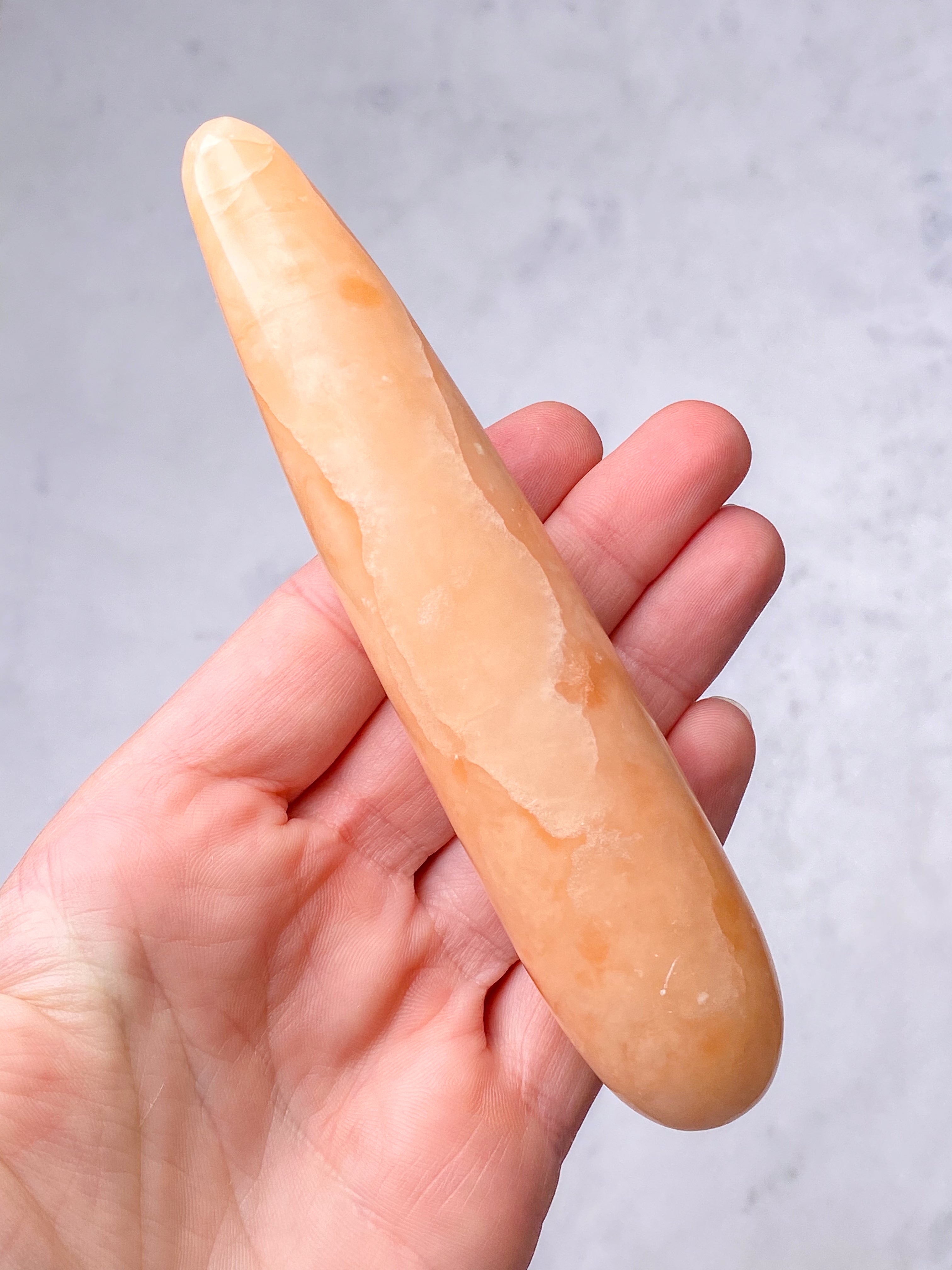 Orange Twist Calcit Wand (Nr. 4)