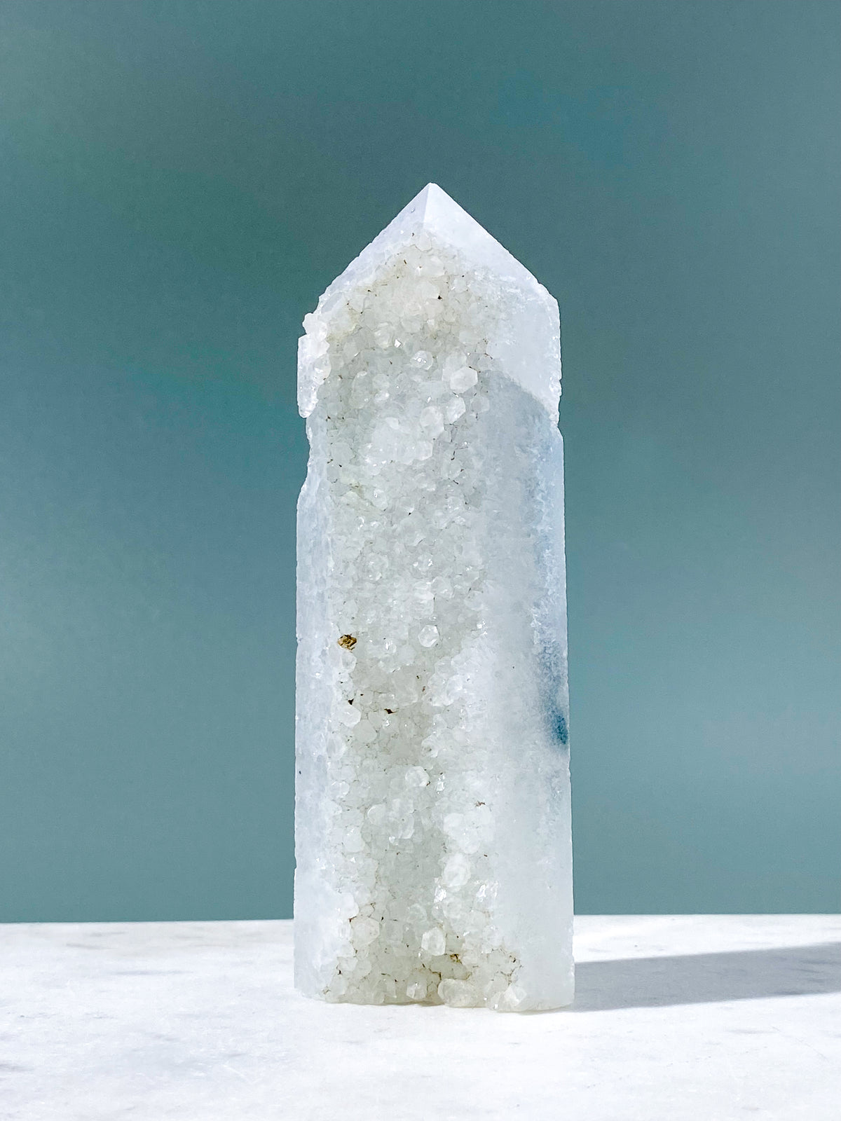 Druzy Mos Agat Tårn (Nr. 17)