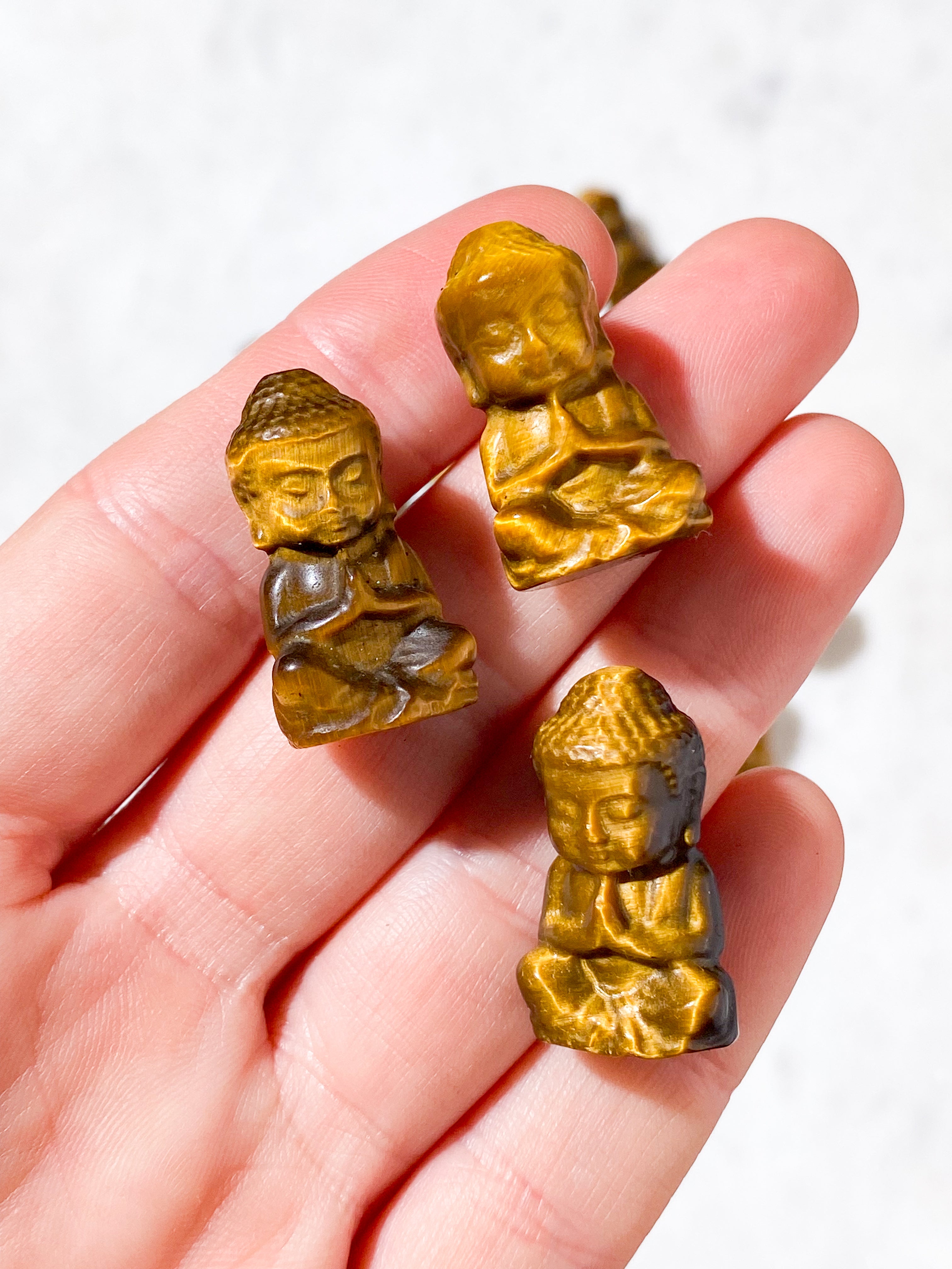 Tigerøje Mini Lomme Buddha