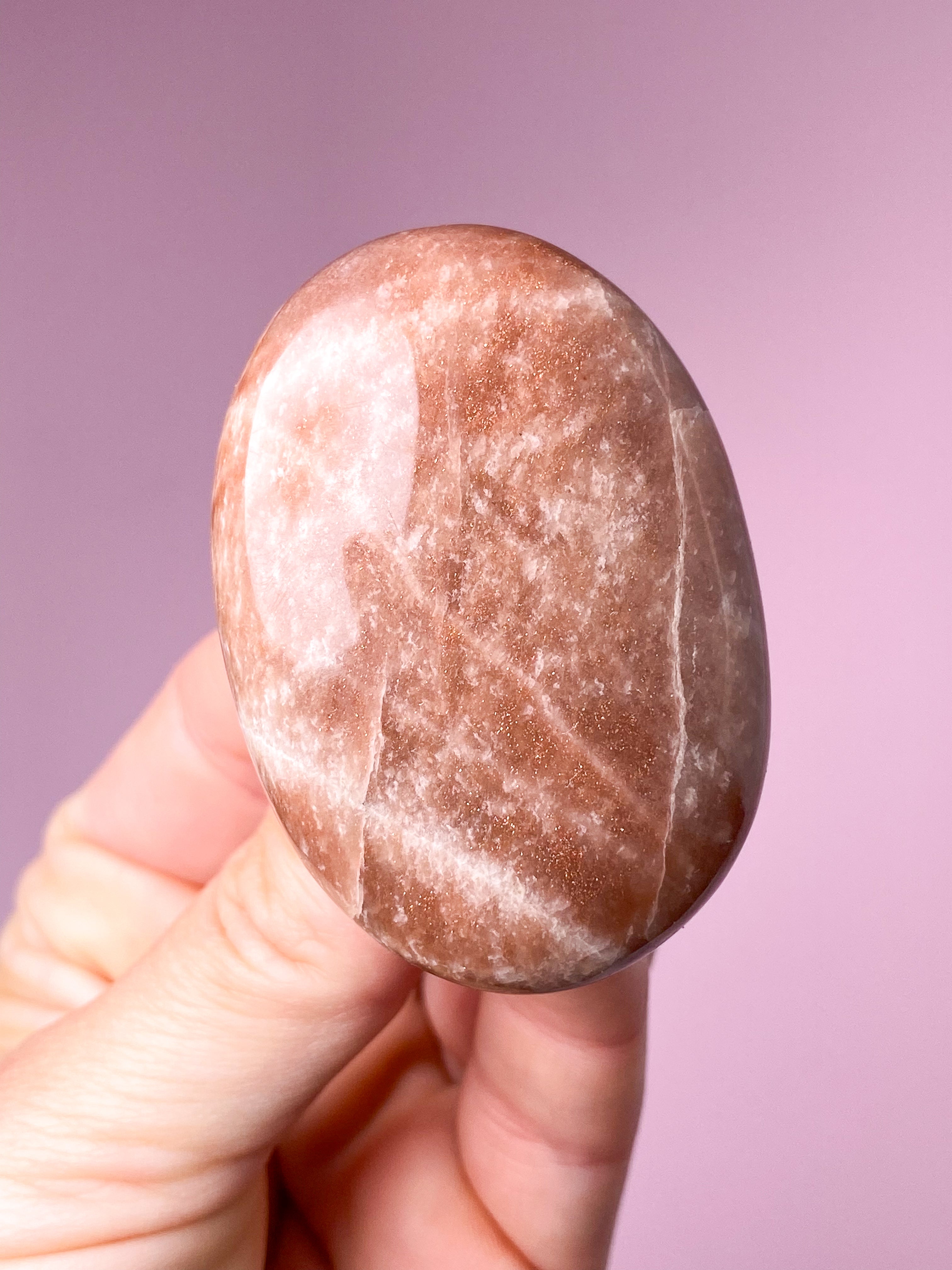 Rainbow Moonstone Palmstone