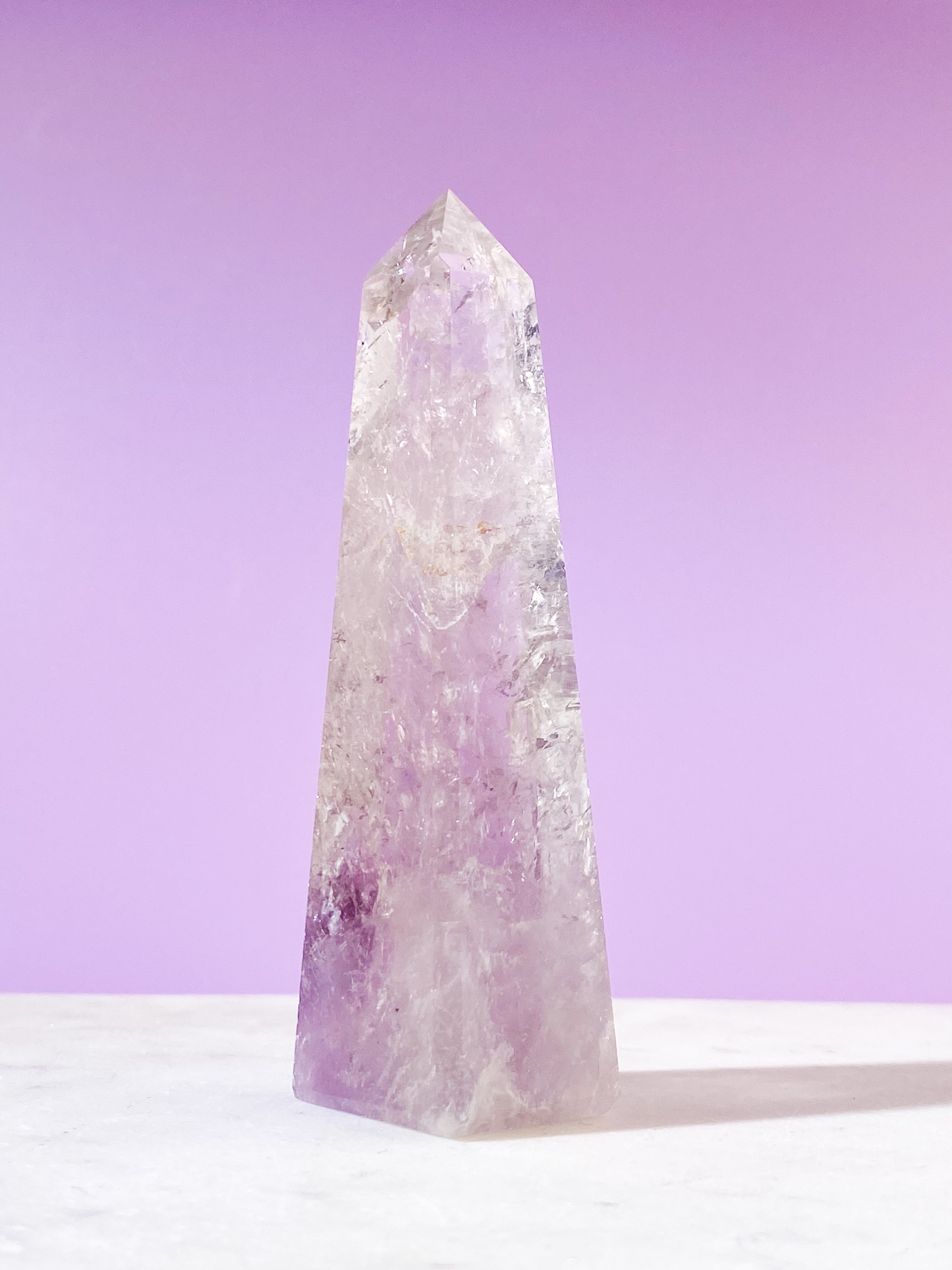 Smokey Fantom Ametyst Obelisk (Nr. 9)