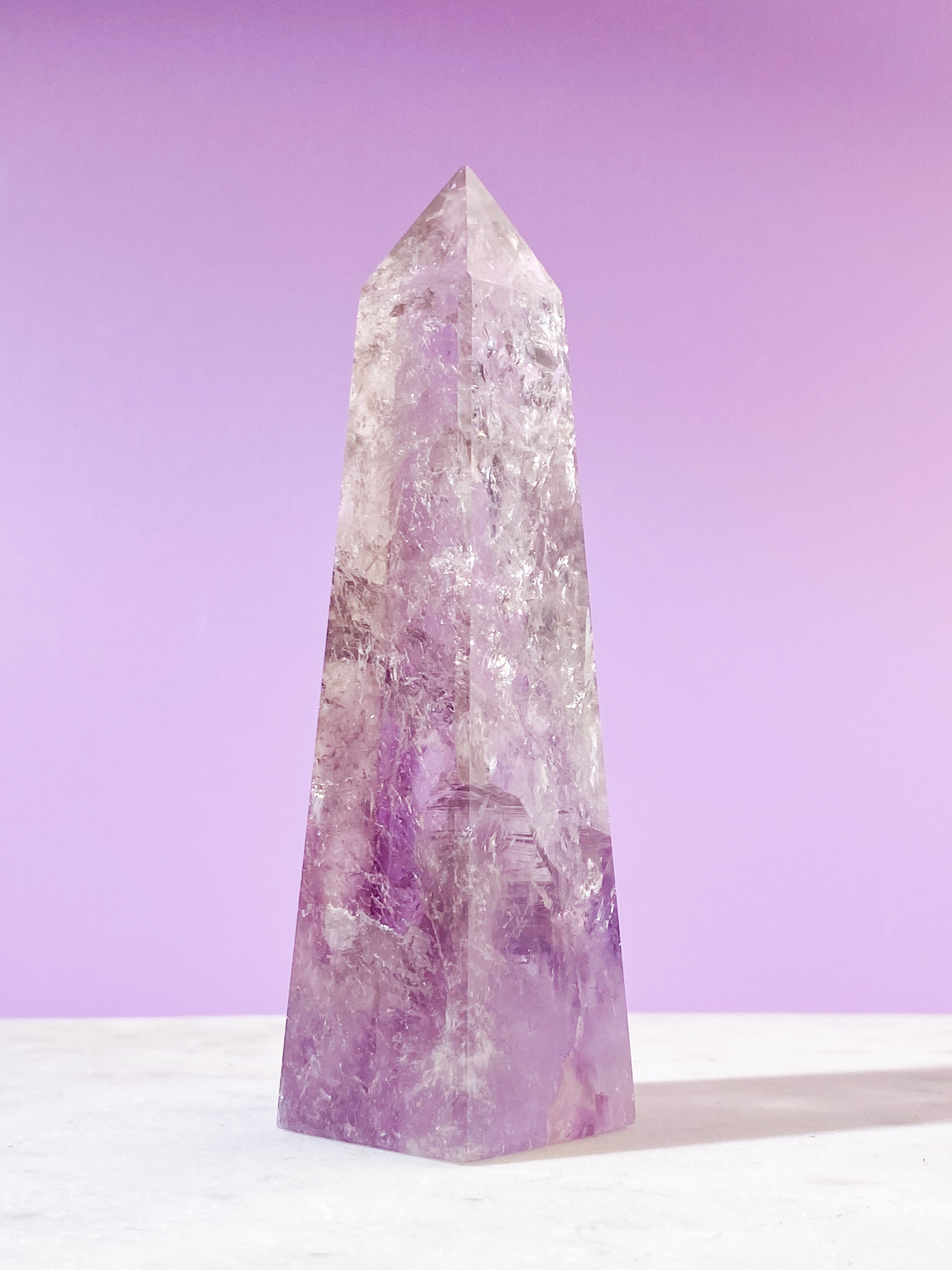 Smoky Phantom Ametist Obelisk (Nr. 23)