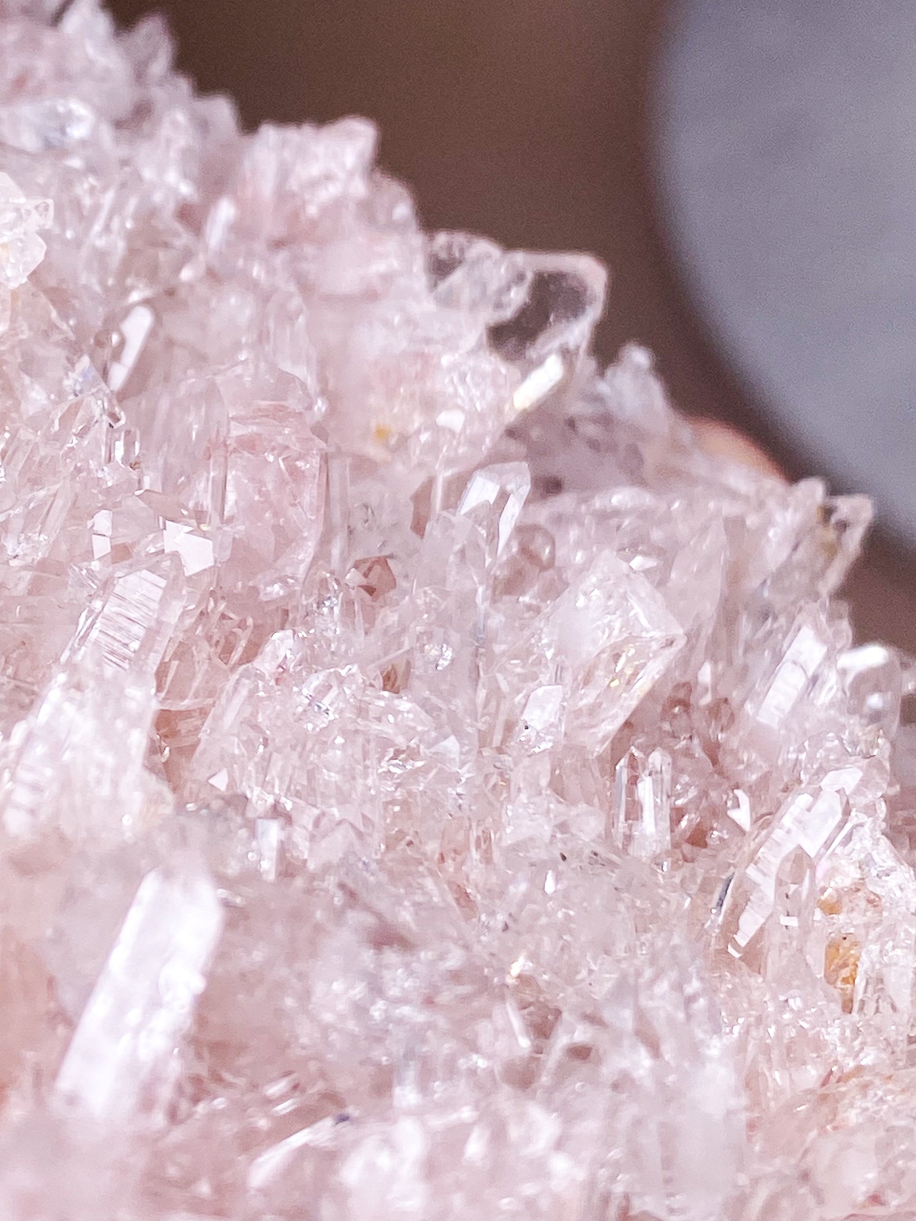 Pink Colombian Lemuria Quartz Cluster (No. 9) Exclusive Quality