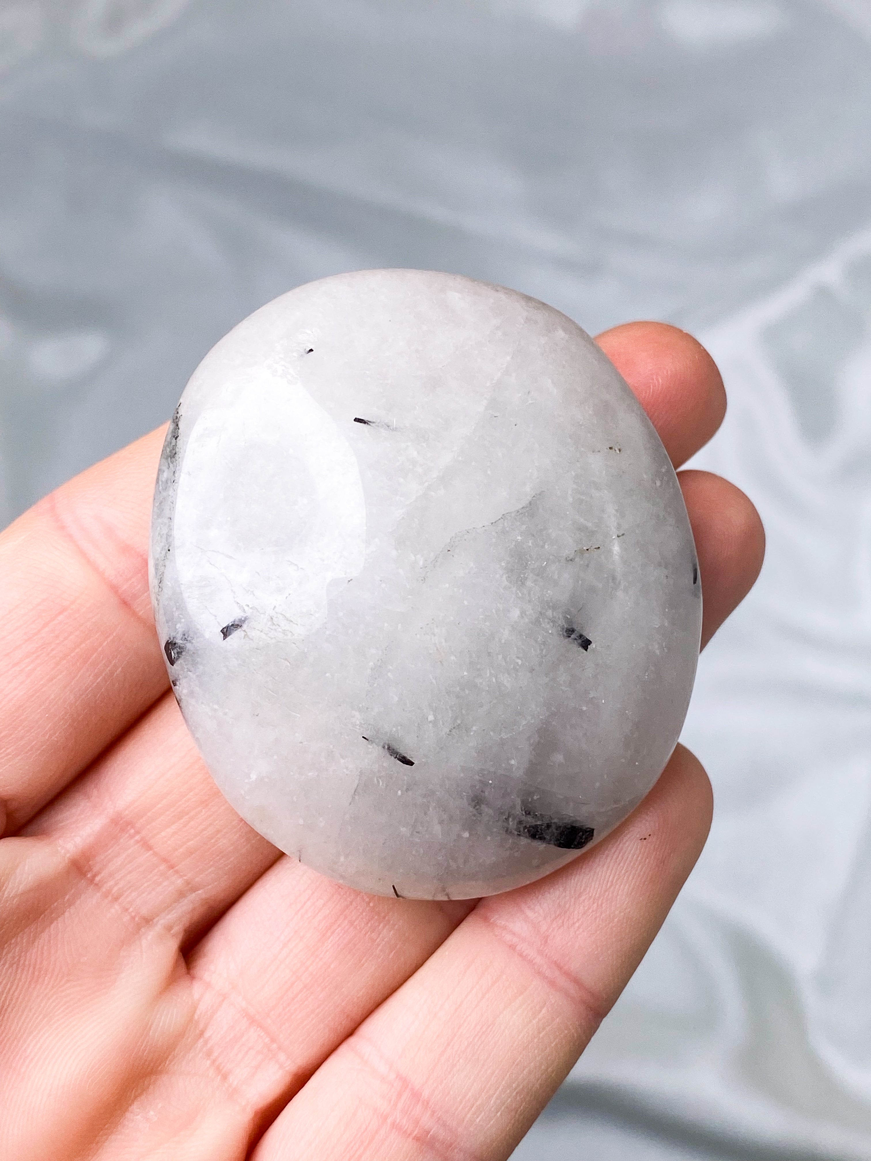 Turmalin Kvarts Palmstone (Nr. 5)