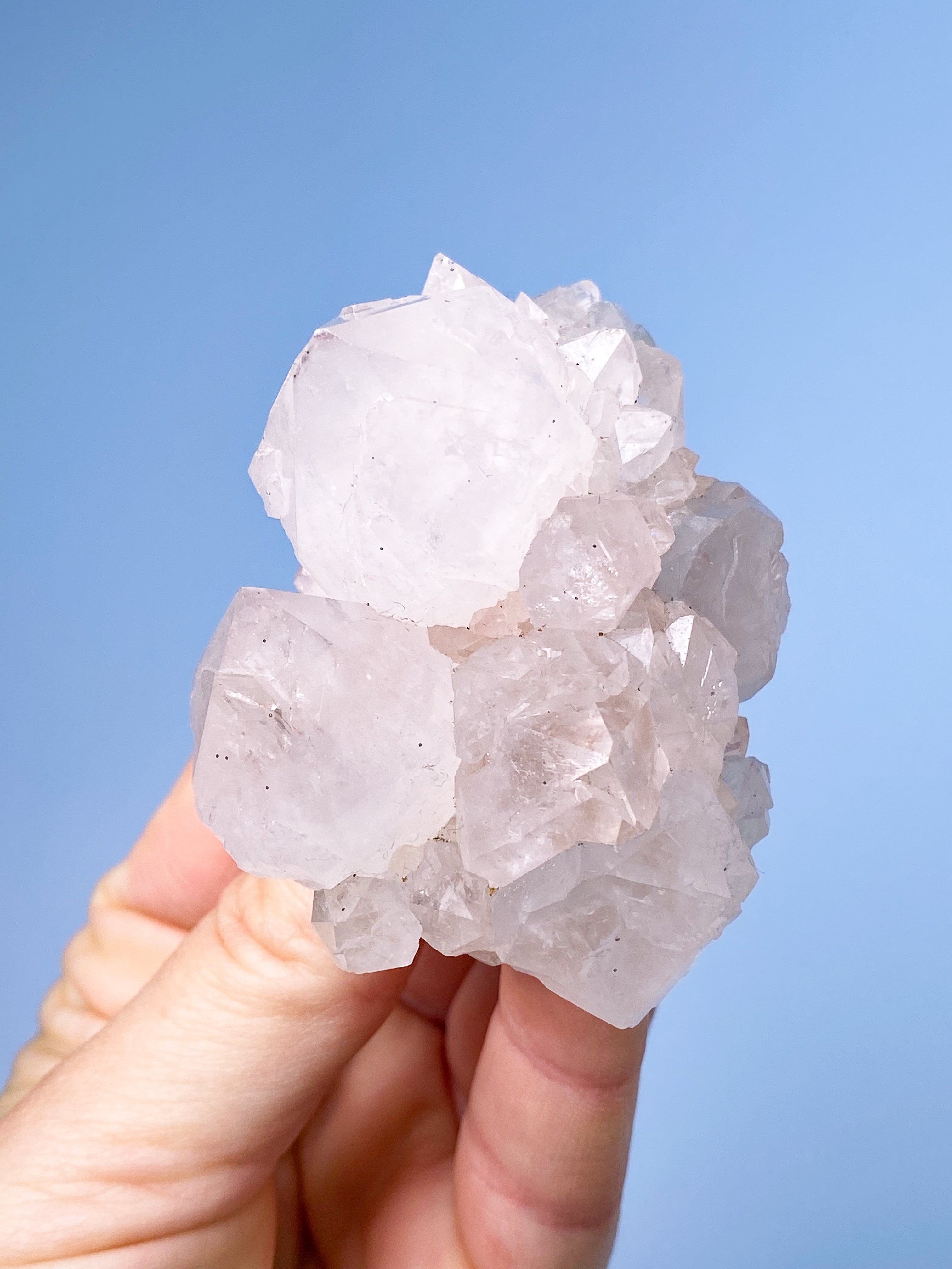 Hvid Spirit Quartz Klynge (Nr. 1)