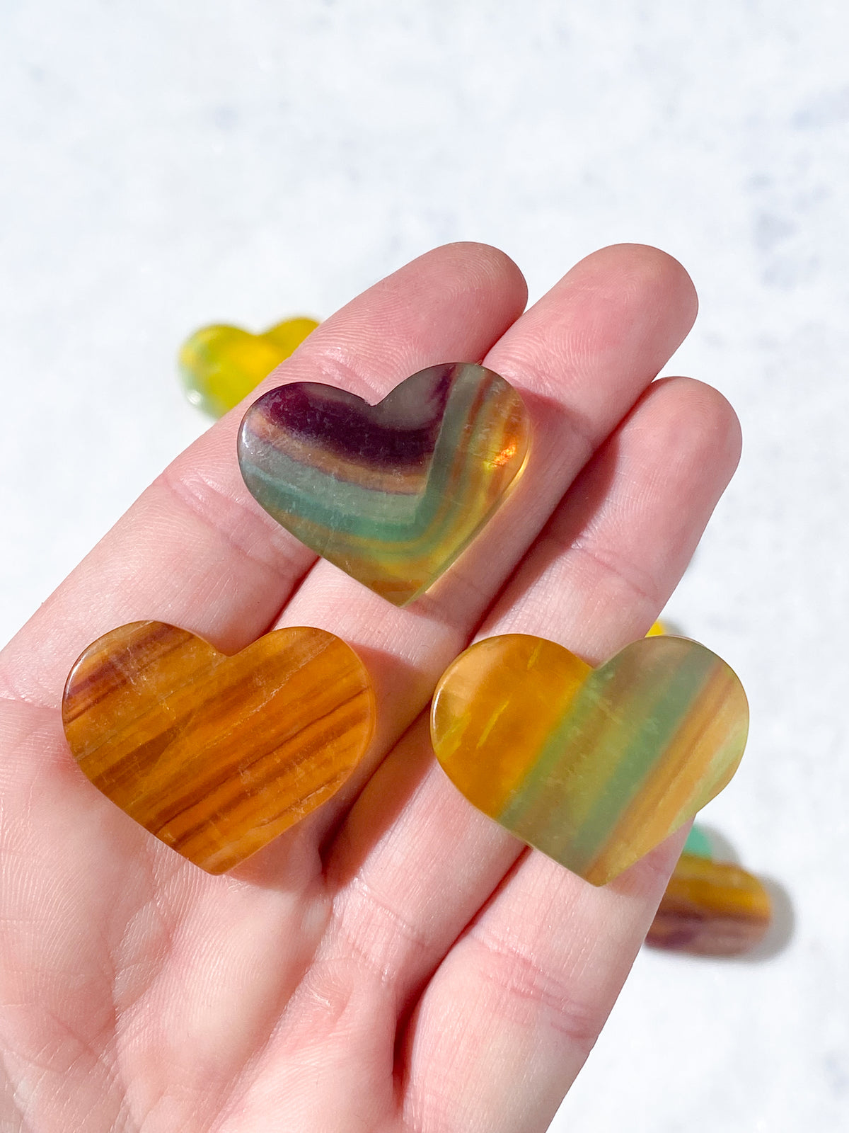 Mango Fluorit Hjerte