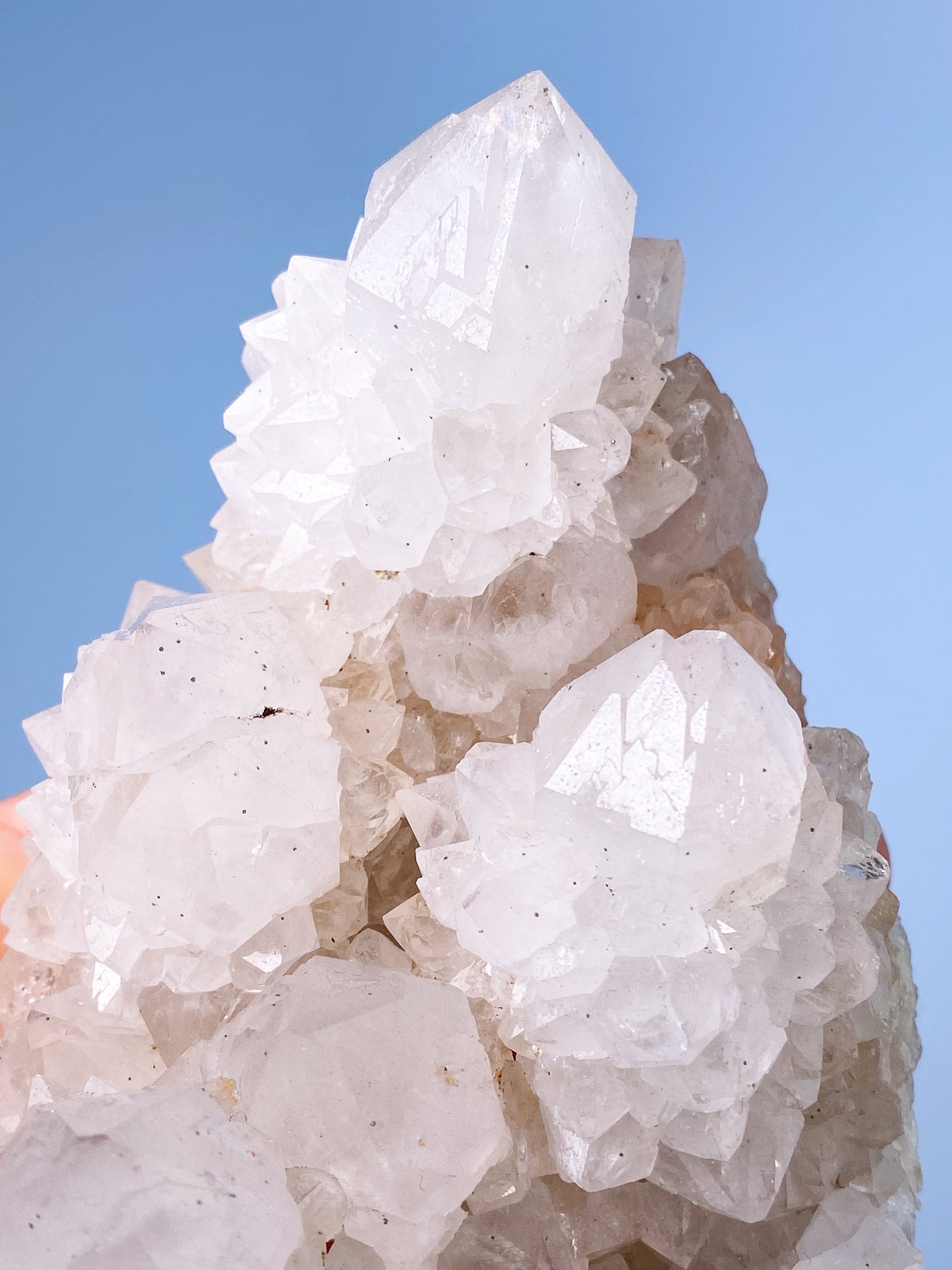 Vit spritkvartskluster (nr 1)